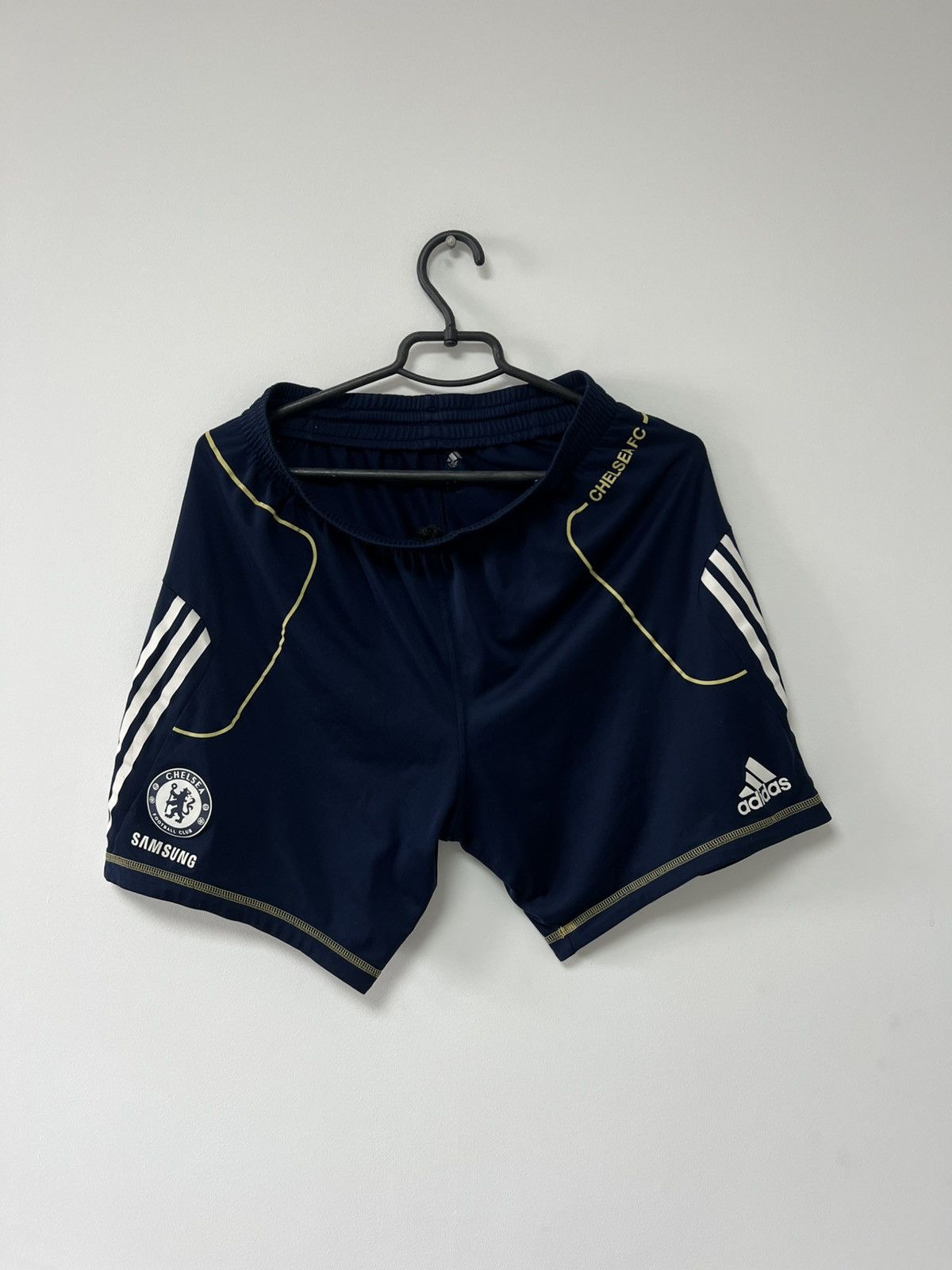 Adidas Chelsea 2010/11 Training Football Shorts Blue Mens sz S Size US 30 / EU 46 - 3 Thumbnail
