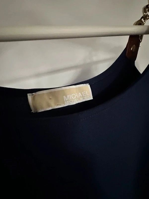 Michael Kors Michael kors medium navy gold dress Size M / US 6-8 / IT 42-44 - 3 Thumbnail