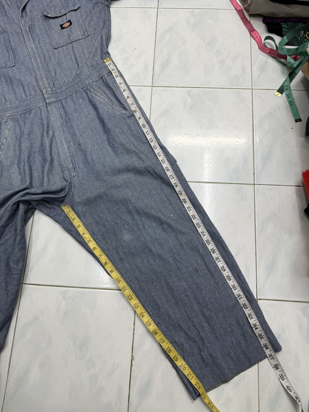 Dickies 🔥🔥🔥STEALS DICKIES DENIM COVERALL Size US 37 - 20 Thumbnail