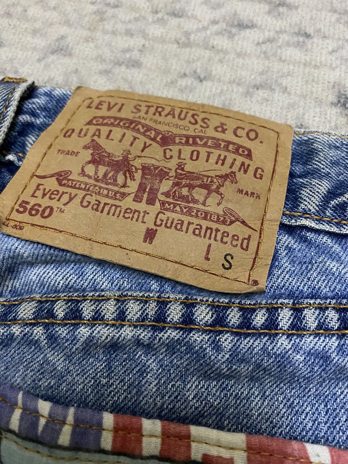 Custommade × Levi's Made & Crafted × Levi's Vintage Clothing Vintage Levis 560 RAW SEAM SKIRT CUSTOM Size 28" / US 6 / IT 42 - 6 Thumbnail