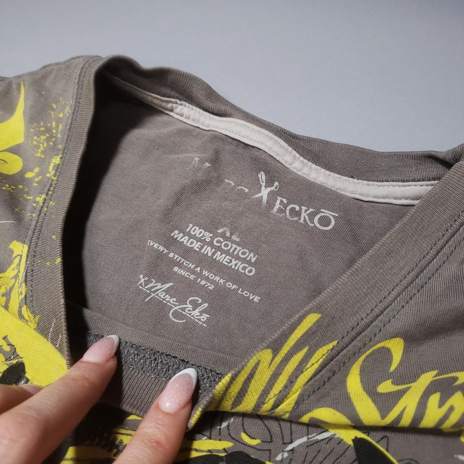 Ecko Unltd. Vintage Marc Ecko Cut n Sew Graphic tee Mens XL Size US XL / EU 56 / 4 - 2 Thumbnail