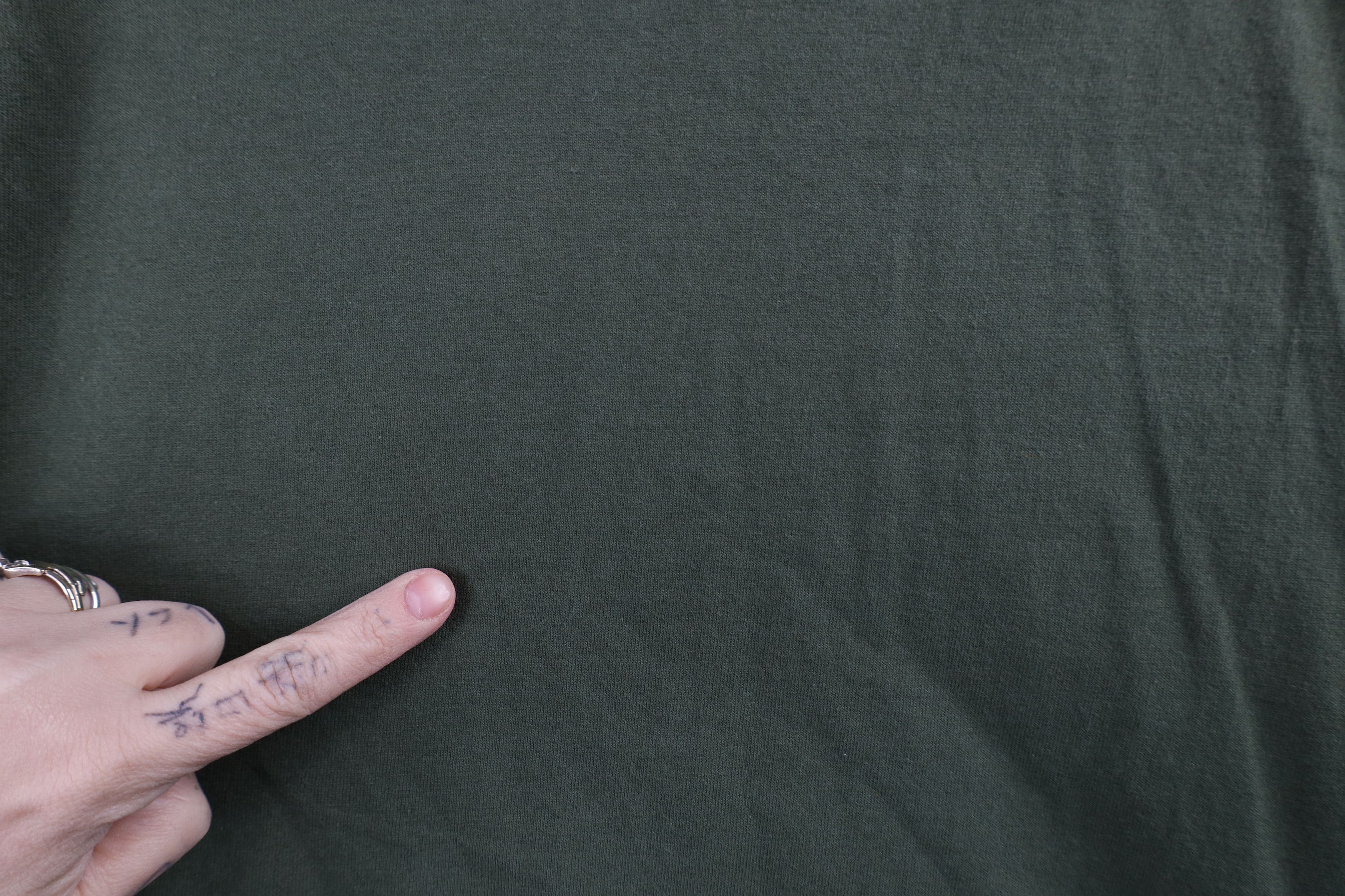 Vintage Vintage 90s Streetwear Heavyweight Cotton T-Shirt Green Size US M / EU 48-50 / 2 - 5 Thumbnail