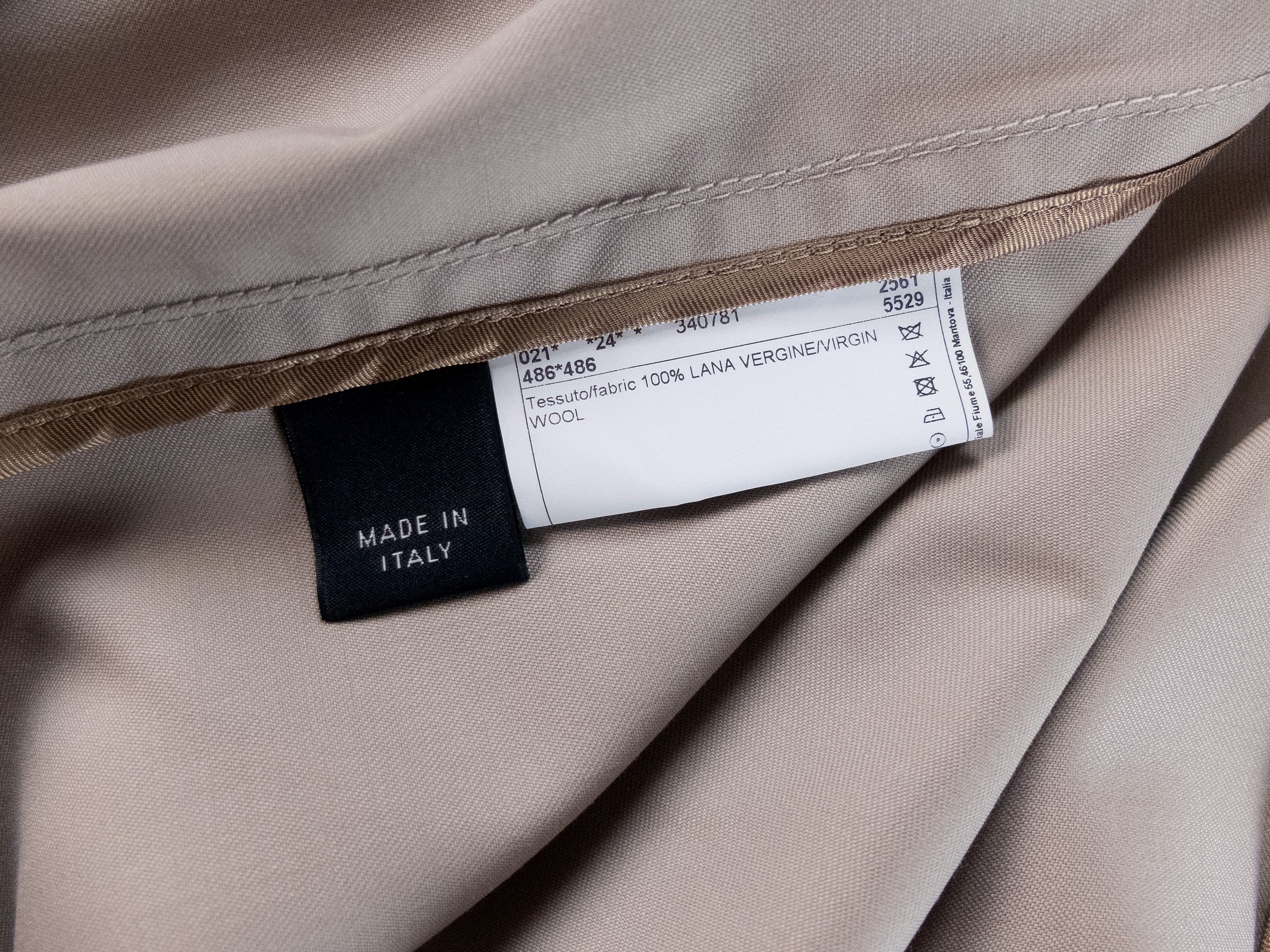 Luigi Bianchi LUIGI BIANCHI beige wool trench coat Size 40 / Large Size US L / EU 52-54 / 3 - 9 Thumbnail