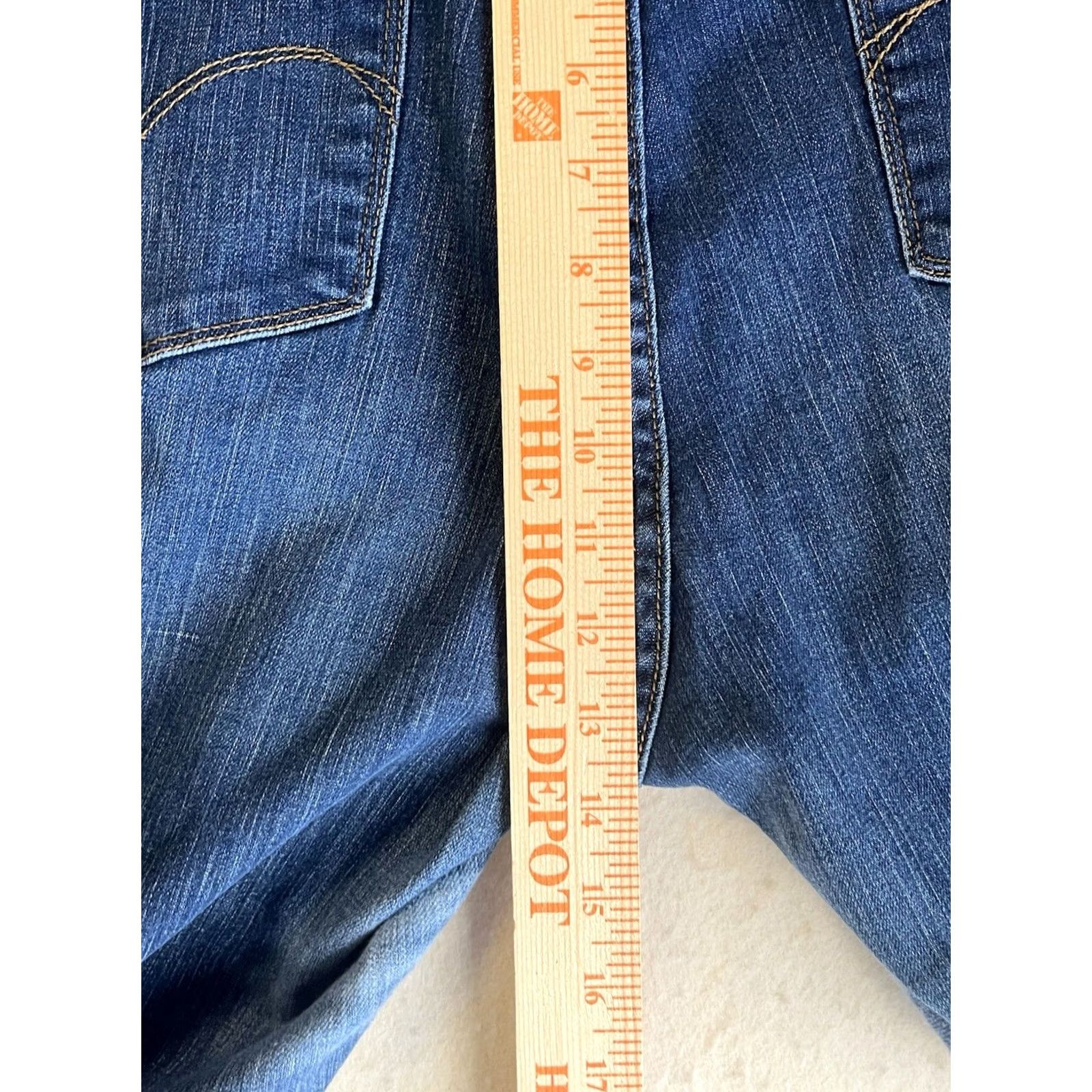 Vintage Signature by Levi Strauss Jeans Womens 20 Blue Skinny Denim Medium Size 42" / US 20 - 4 Thumbnail