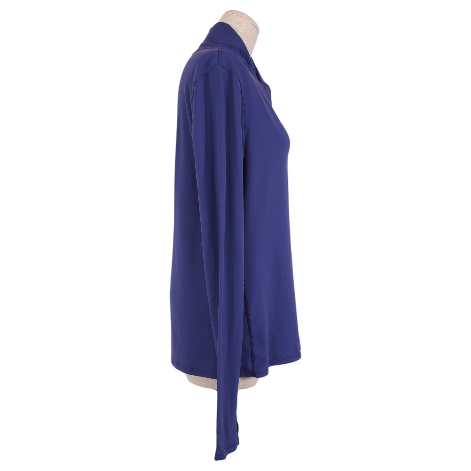 Lululemon Lululemon Ethereal Long Sleeve Gatsby Blue Sz 10/M Size L / US 10 / IT 46 - 4 Thumbnail