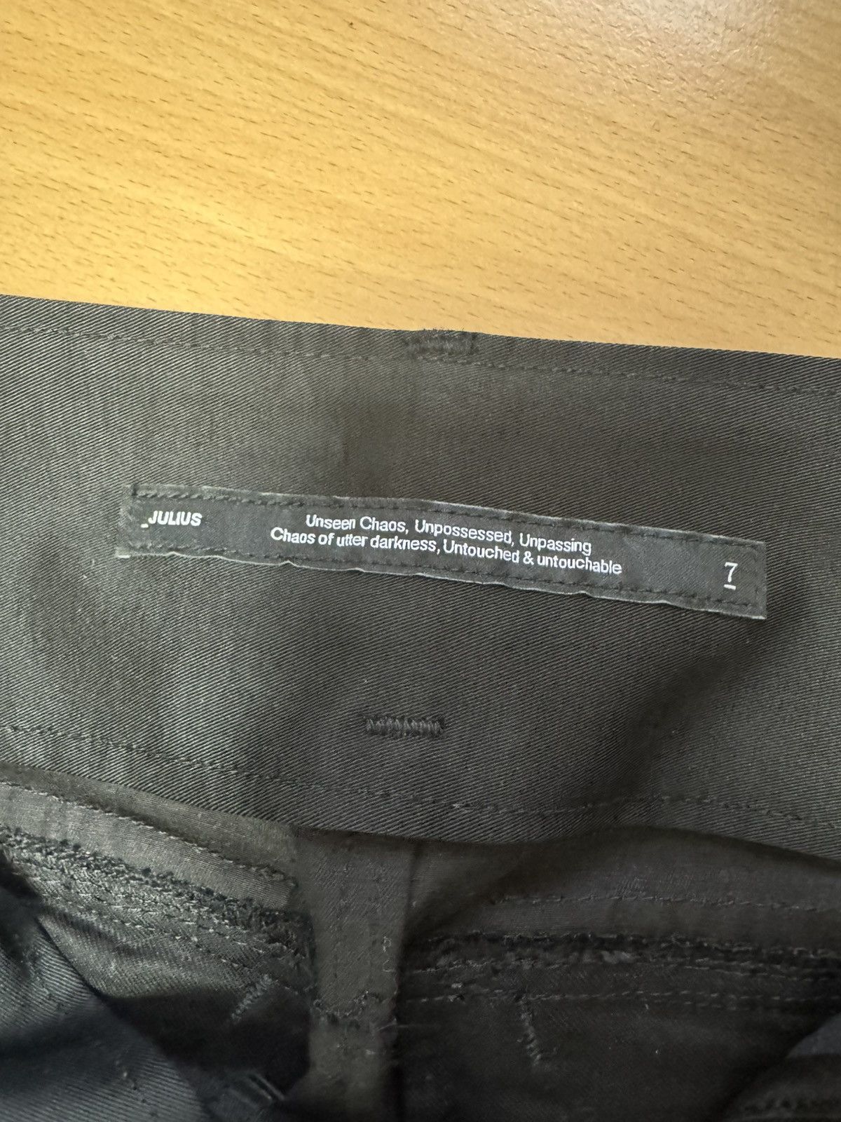 Julius Julius F/W 2024 “Rift” Skinny Gasmask Prism Cargo Pants Size US 32 / EU 48 - 6 Thumbnail