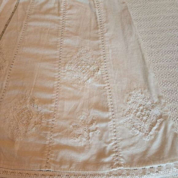 Apt. 9 Apt. 9 Lined White Lace Throughout & Bottom Side Zippered Sz Size 32" / US 10 / IT 46 - 4 Thumbnail