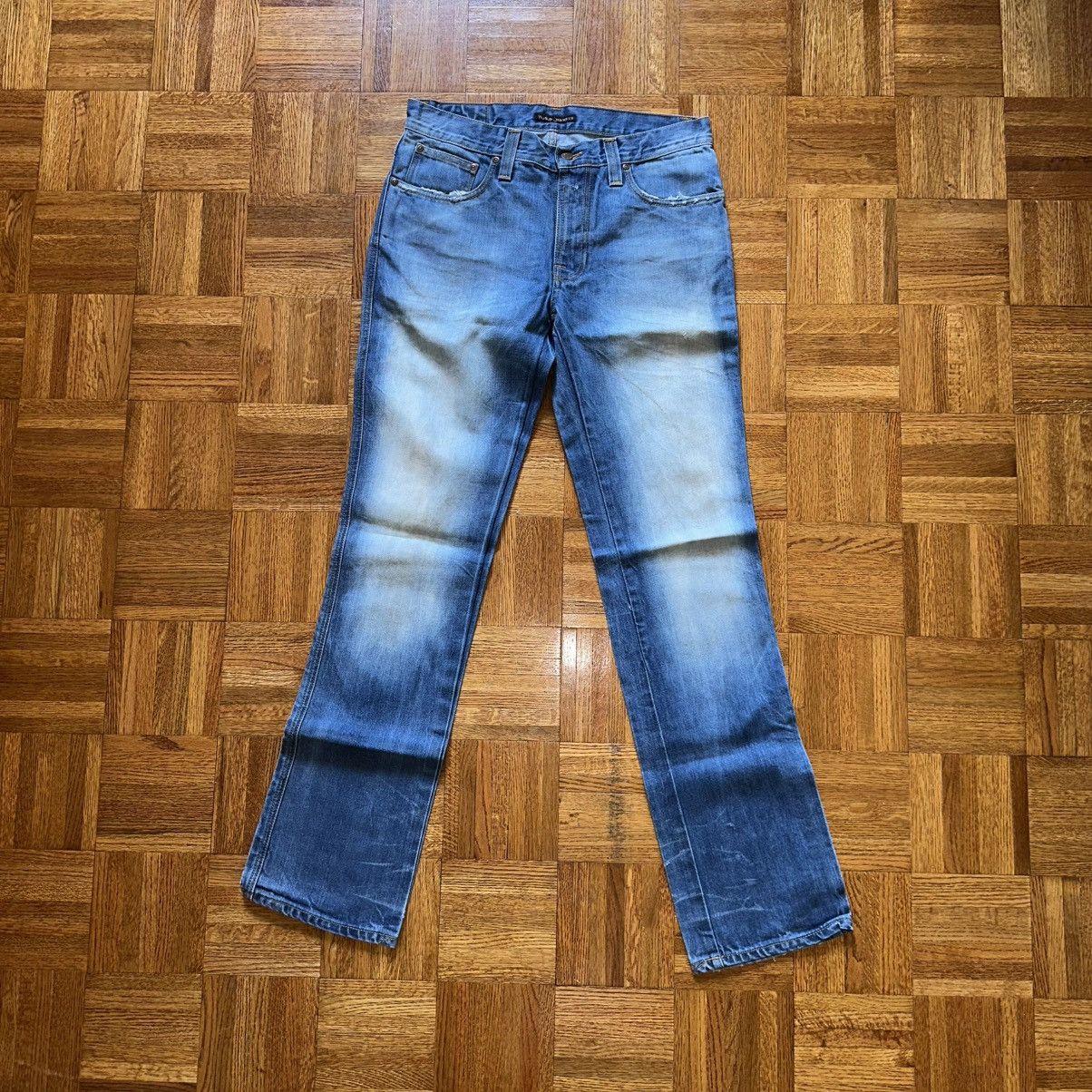 Nudie Jeans Nudie Jeans Light Blue Faded Jeans sz 34x36 Size US 34 / EU 50 - 1 Thumbnail