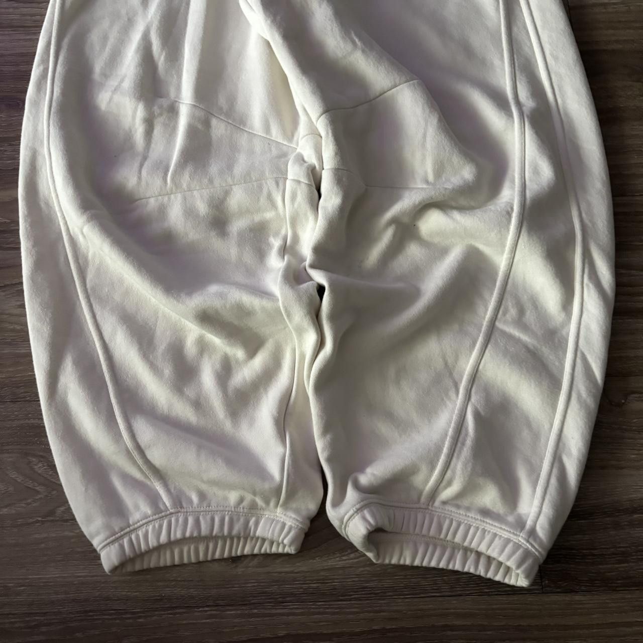 Vintage Crazy Vintage Y2K/2000s Baggy Cream Skater Style Essential Sweatpants! Fits L Size US 36 / EU 52 - 5 Thumbnail