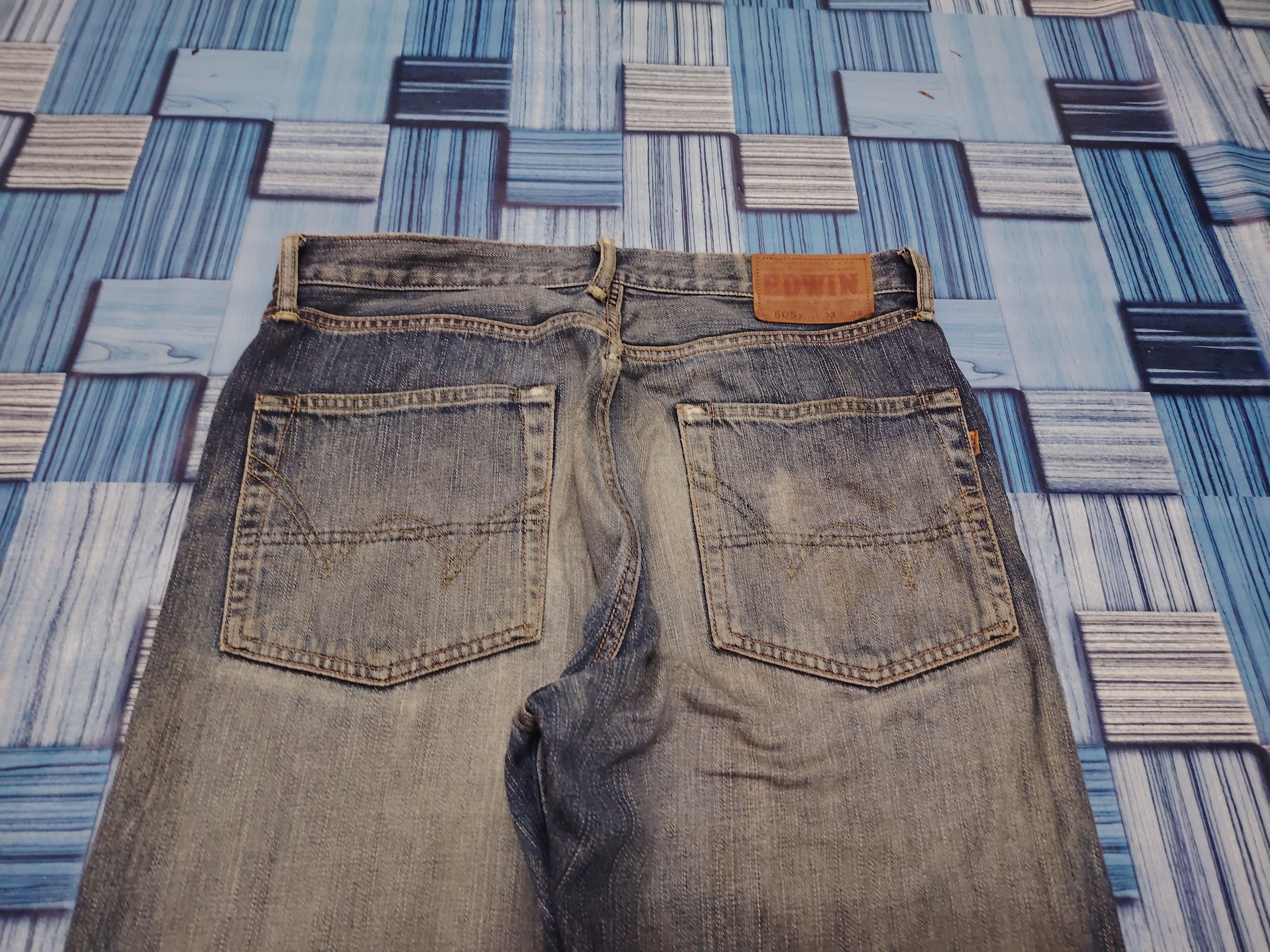 Kapital Edwin 505z Selvedge Jeans Distressed Flare Jeans Size US 33 - 17 Thumbnail