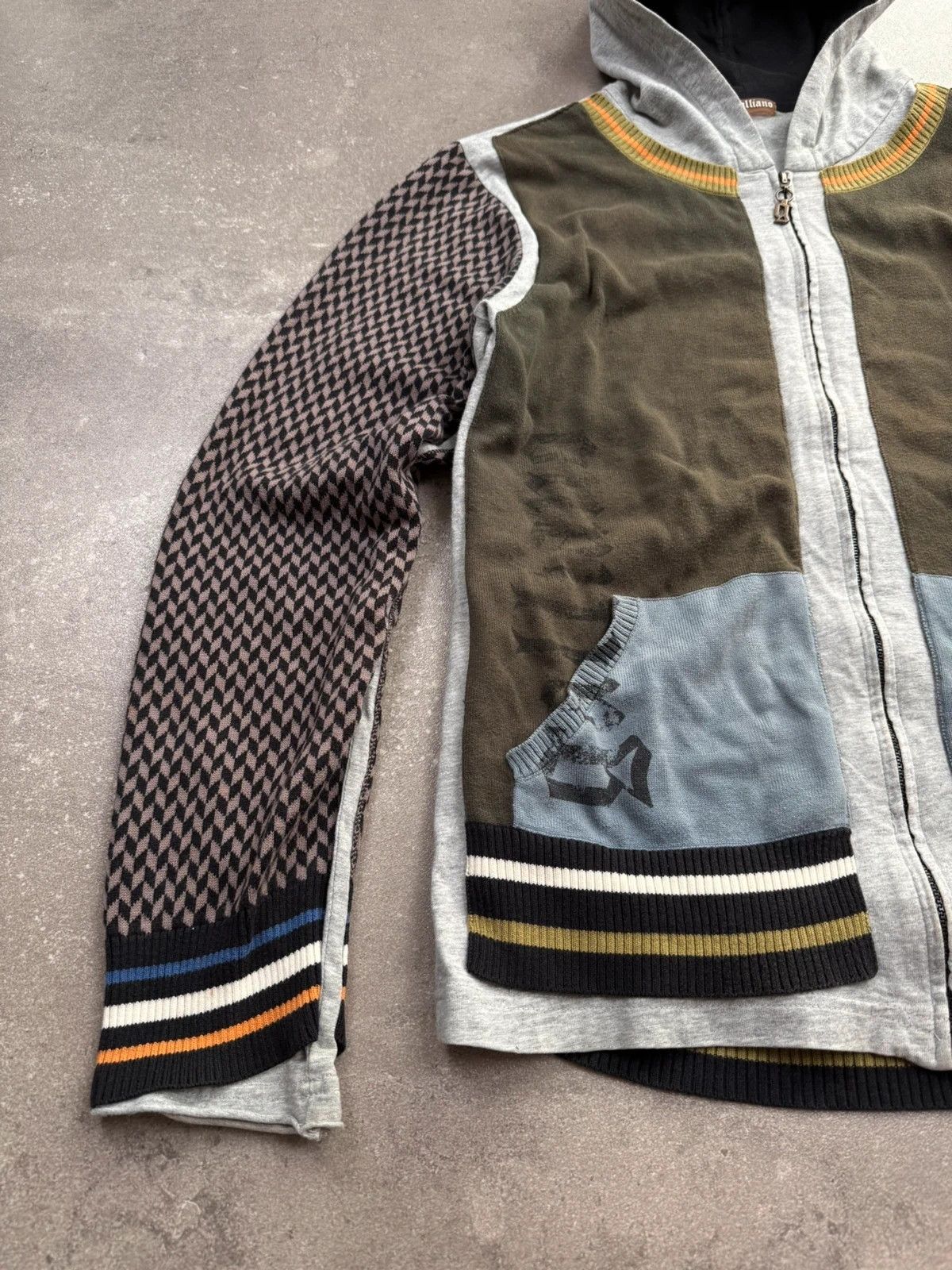 archive zip hoodie y2k opium