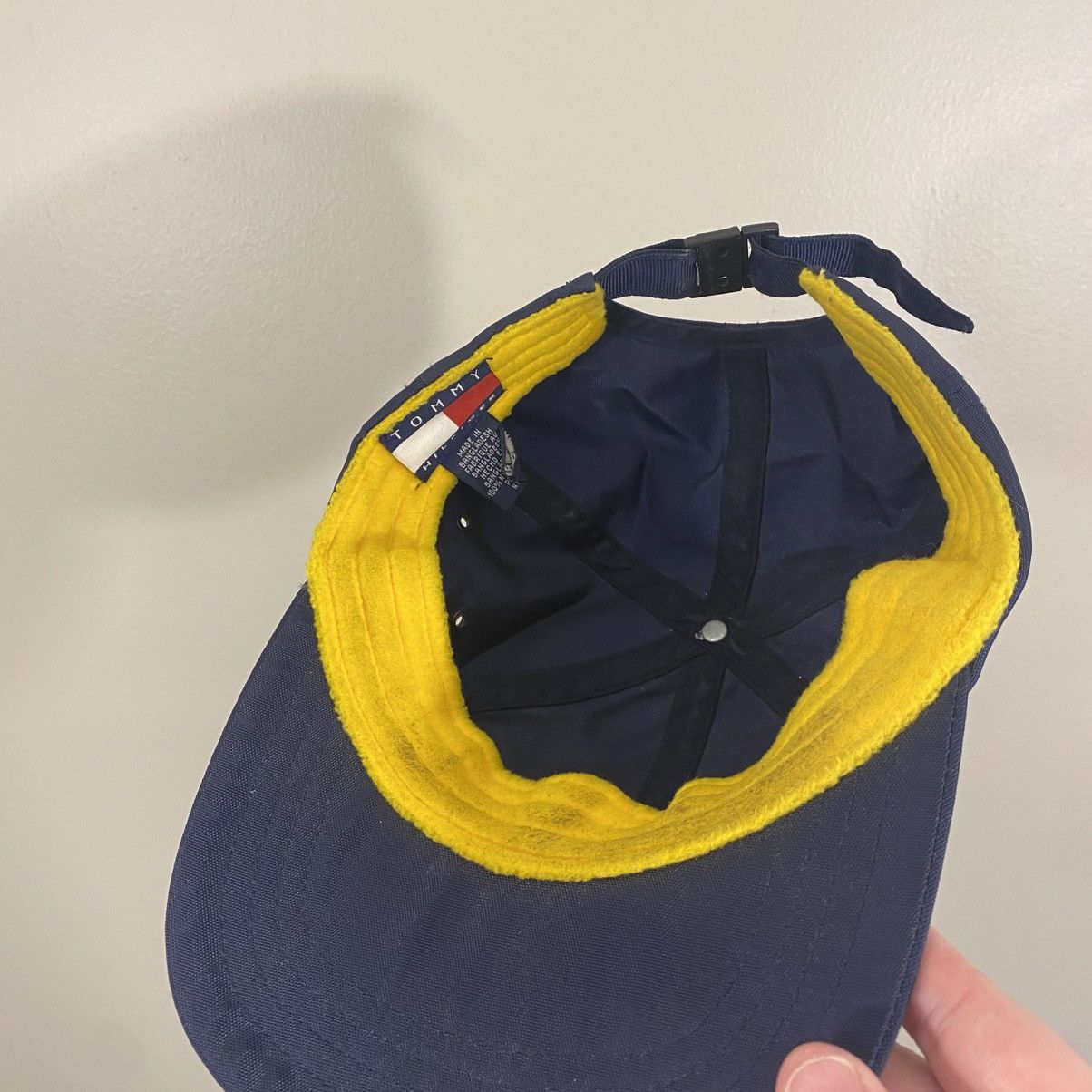 Tommy Hilfiger × Vintage Tommy Hilfiger Vintage Nylon Arch Logo Hat Size ONE SIZE - 3 Thumbnail