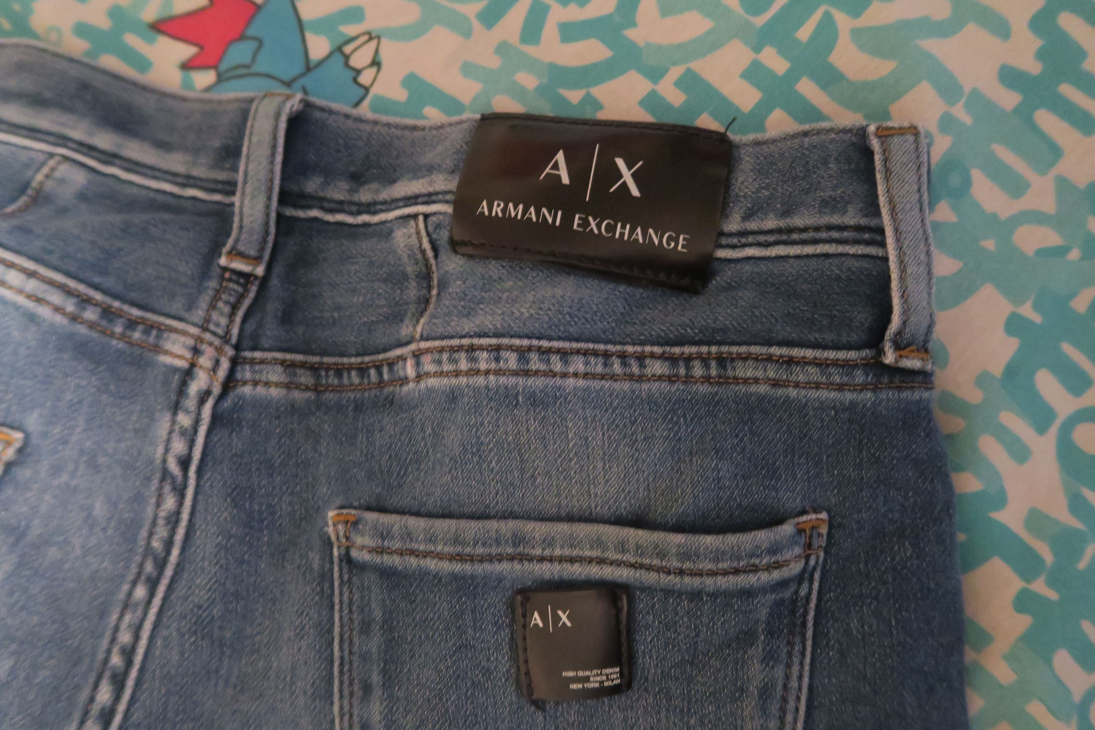 Armani Exchange A|X Armani Exchange J13 Slim Stretch 5 Pocket Jeans 30x31 Size US 30 / EU 46 - 8 Thumbnail