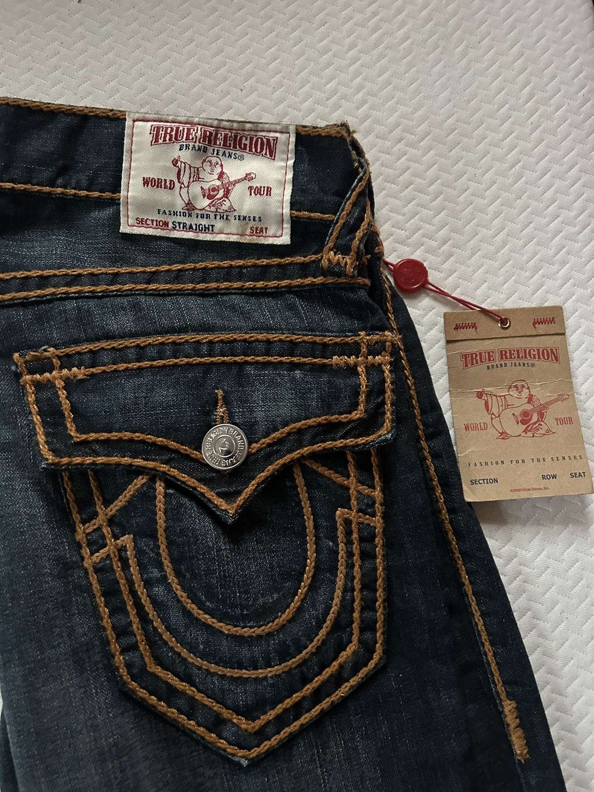 True Religion × Vintage True Religion Jeans Size US 32 / EU 48 - 8 Thumbnail