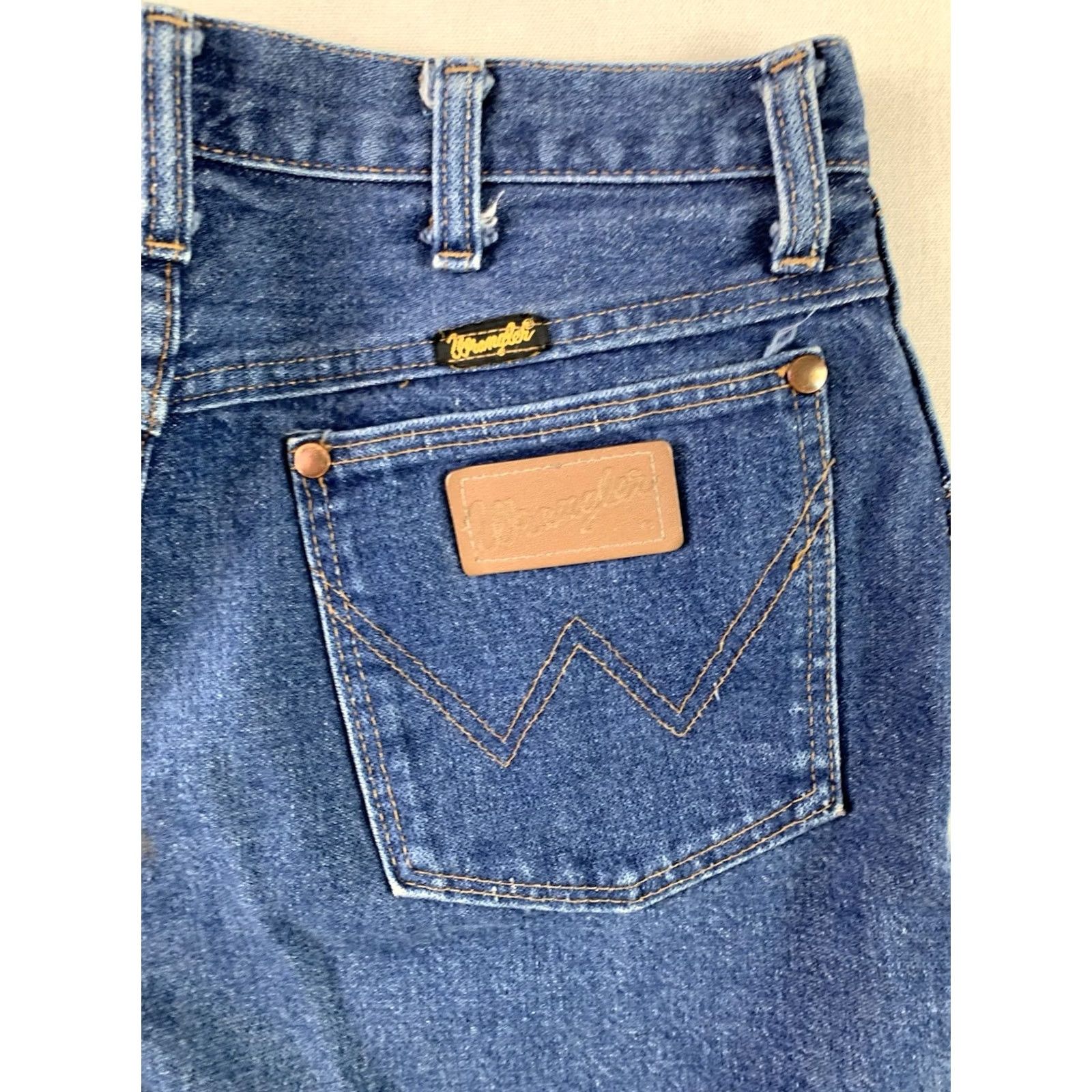 Wrangler Mens Wrangler Cowboy Cut Jeans 28x31 Blue Straight Made In USA Size US 28 / EU 44 - 7 Thumbnail