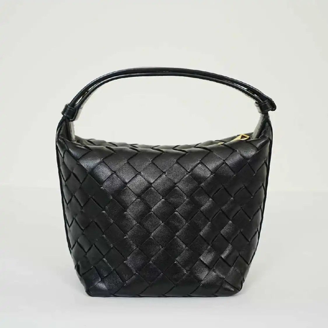Bottega Veneta BOTTEGA VENETA Candy Wallace micro black cowhide leather woven handbag Size ONE SIZE - 1 Thumbnail