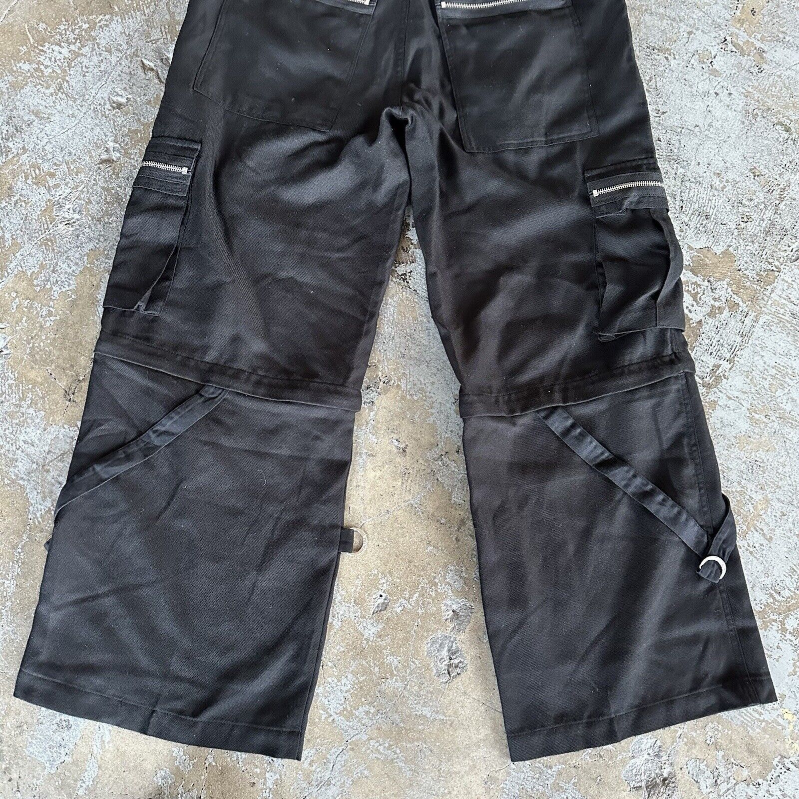 Tripp NYC Tripp NYC Daang Goodman Black Rave Goth Baggy Pants Large Size US 34 / EU 50 - 6 Thumbnail