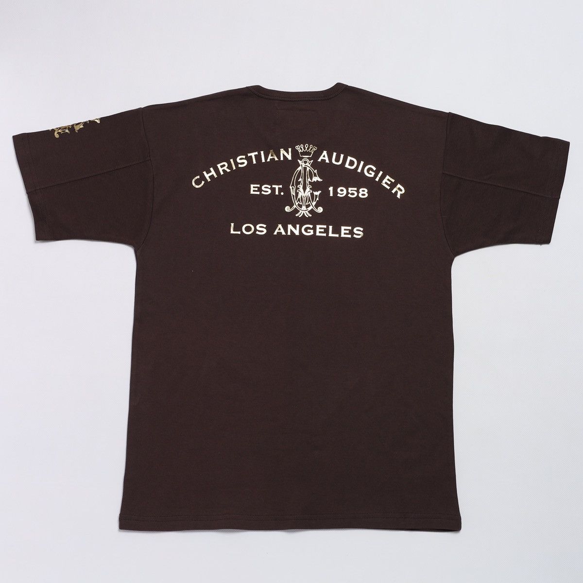 Christian Audigier Christian Audigier Brown Los Angeles Tee Size US XL / EU 56 / 4 - 2 Thumbnail