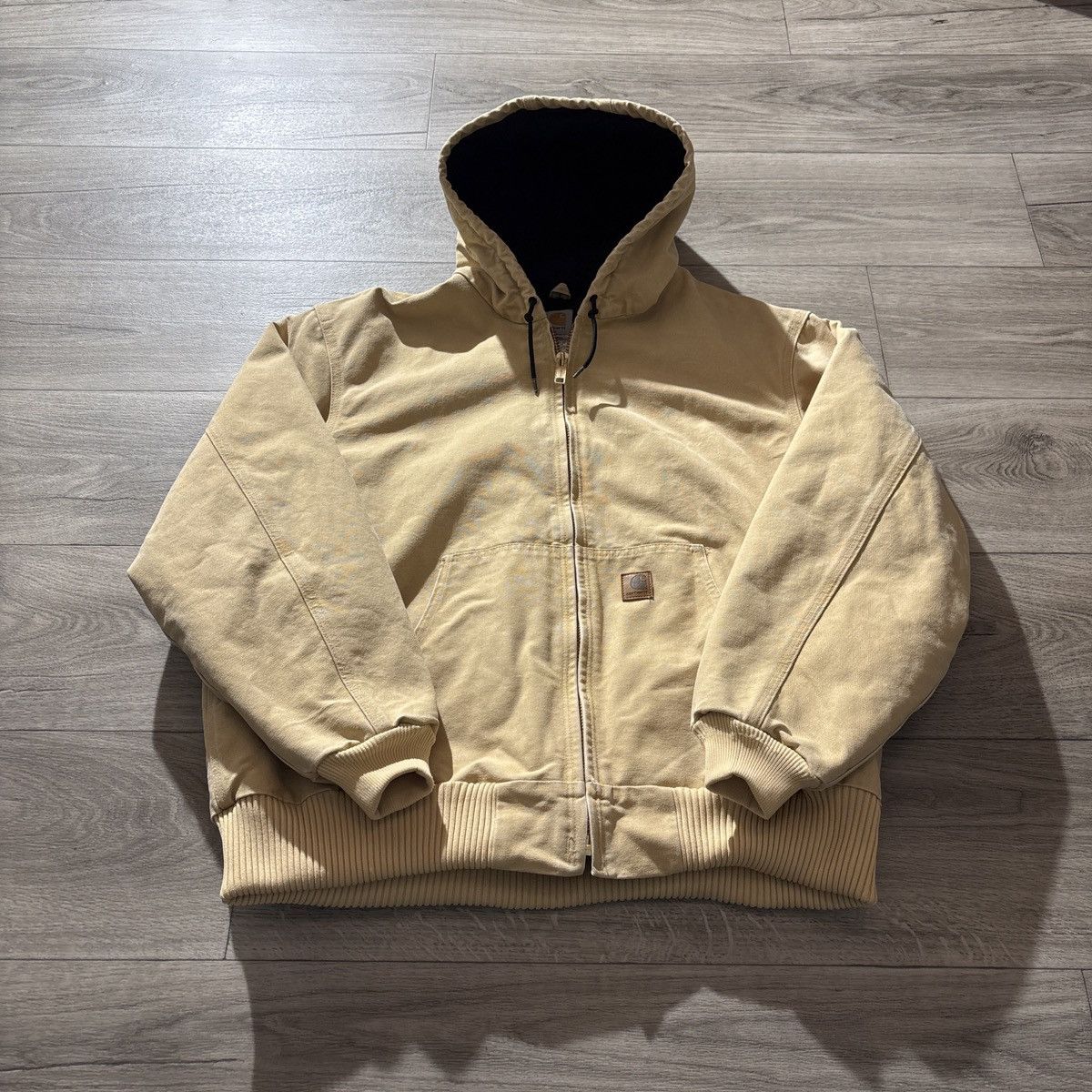 Carhartt Carhartt J130 Jacket Wheat Sandstone Colorway Boxy Fit Faded Size US XL / EU 56 / 4 - 3 Thumbnail