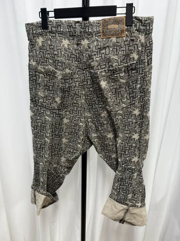 Christopher Nemeth Sz S Nemeth Pattern Cropped Denim Size US 30 / EU 46 - 1 Thumbnail