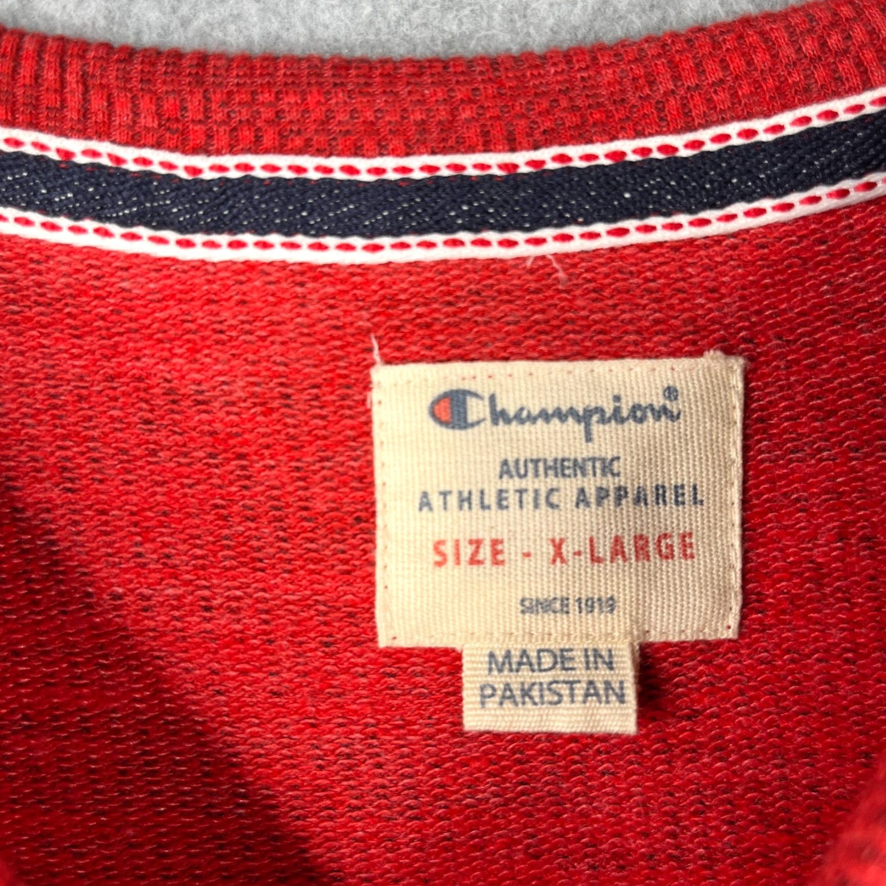 Champion Champion Sweatshirt Pullover XL Men Red Heather Crew Neck Logo All Seasons Winter Mens Size US XL / EU 56 / 4 - 5 Thumbnail