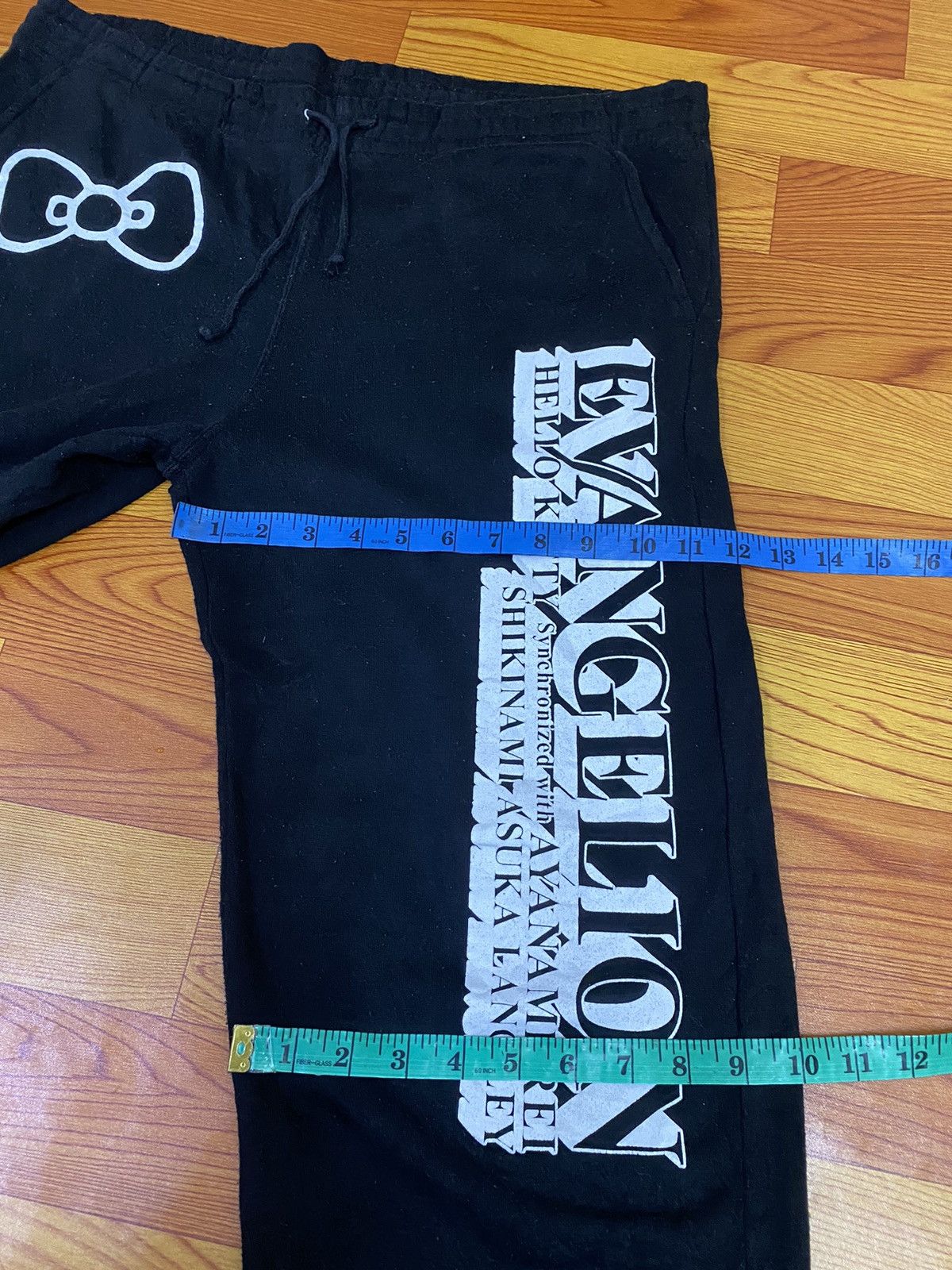 Anime × Japanese Brand Rare Evangelion x Hello Kitty Jogger Pant Size US 31 - 13 Thumbnail
