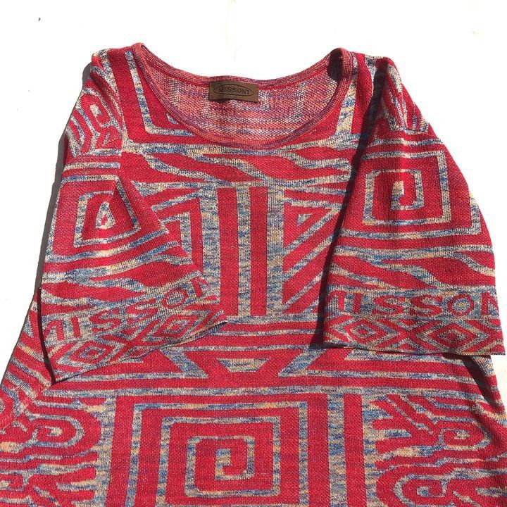 Missoni × Vintage Vintage Missoni italy Missoni Slub Tie Dye Print Polo Shirt Size US M / EU 48-50 / 2 - 6 Thumbnail