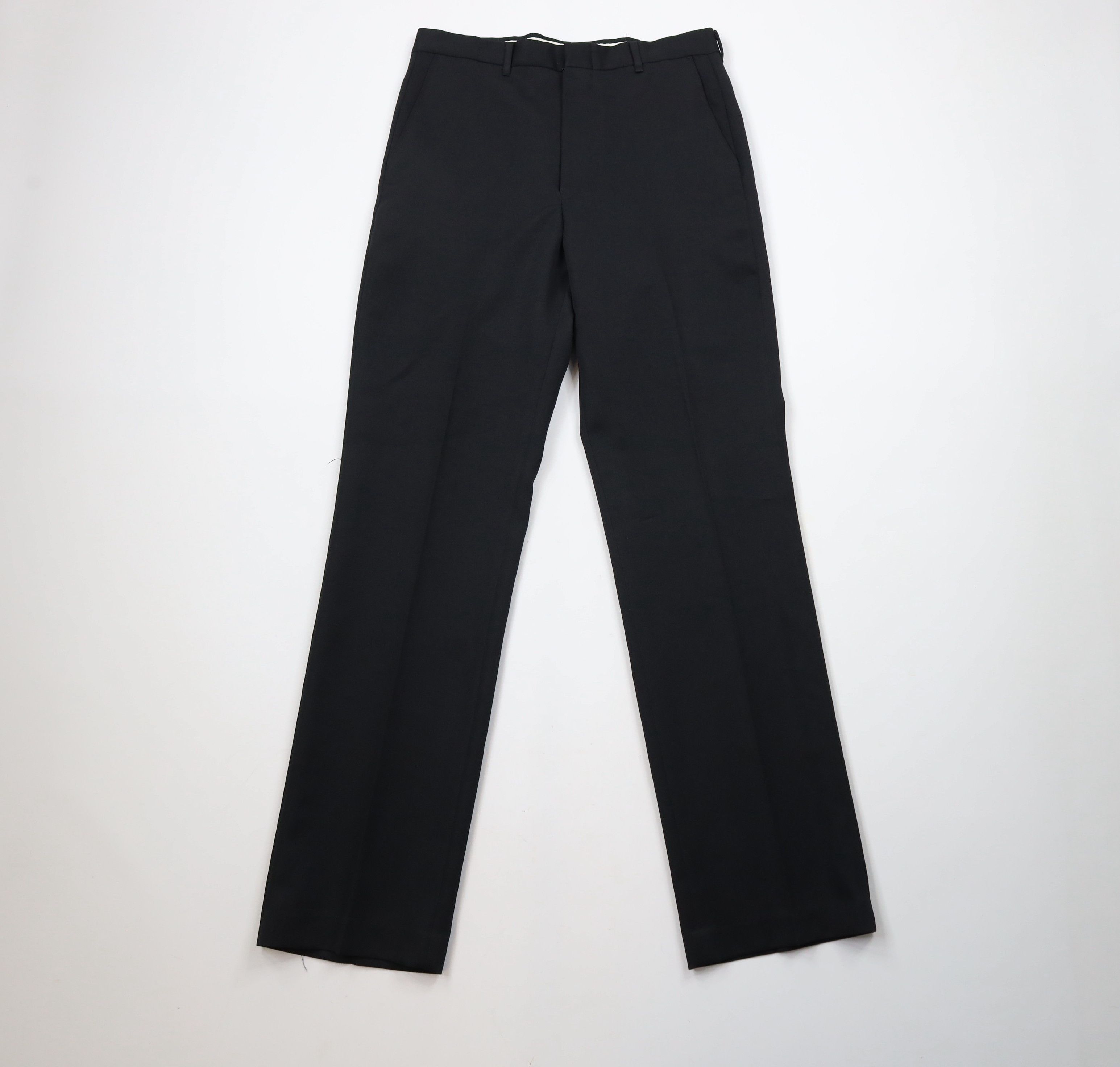 Vintage Vintage 70s Streetwear Flared Chinos Chino Pants Black USA Size US 30 / EU 46 - 1 Thumbnail