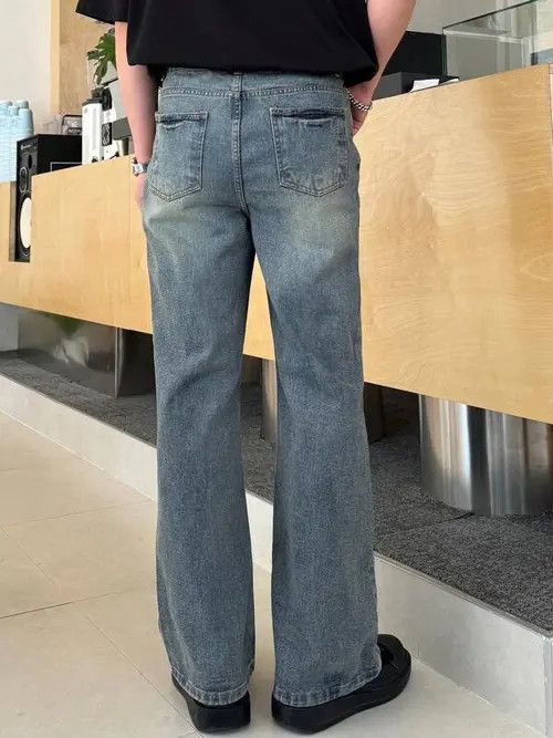 Jean RETRO vintage 90s daily jeans pants Size US 32 / EU 48 - 4 Thumbnail