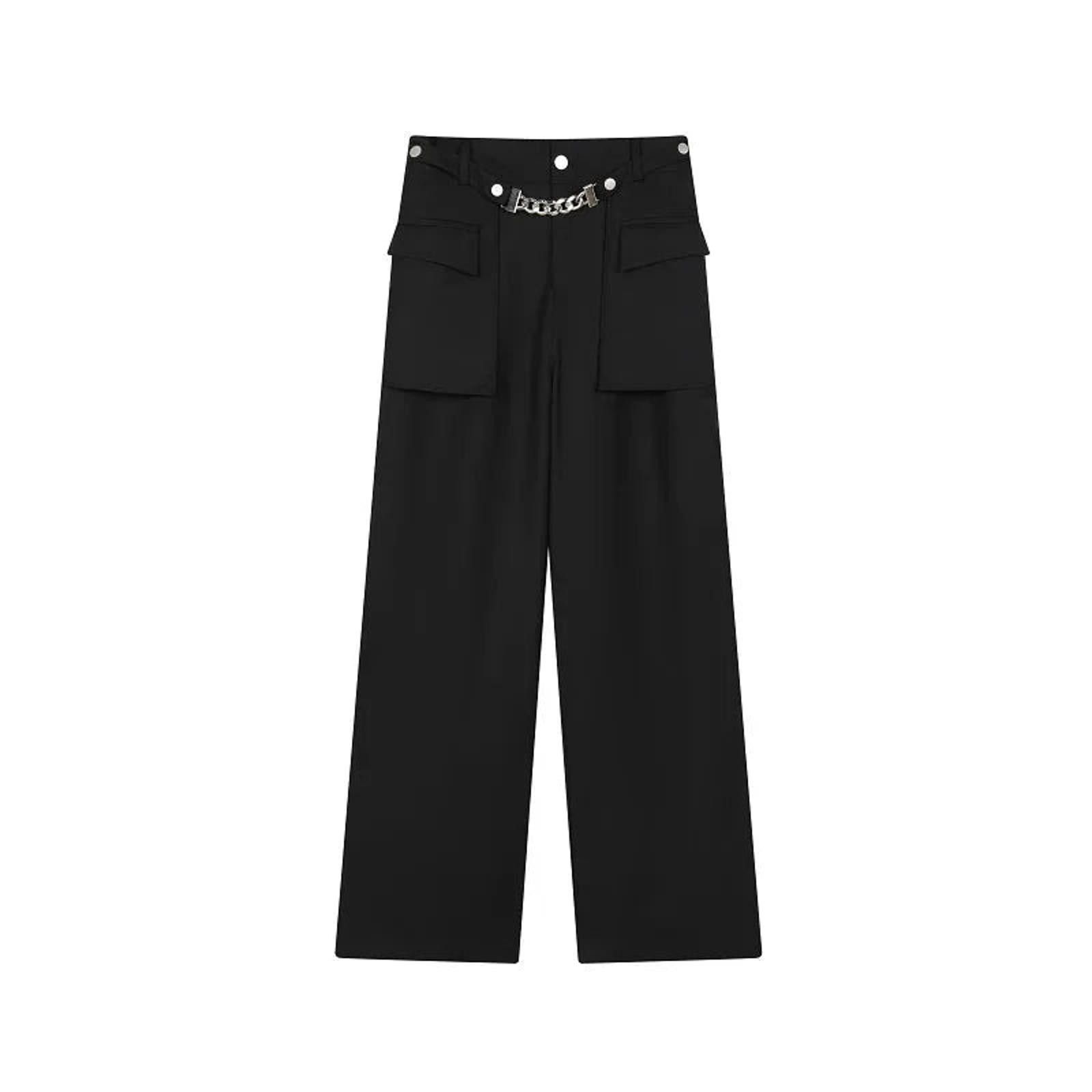 Vintage Chain Detail Smart Pants Size US 32 / EU 48 - 2 Thumbnail