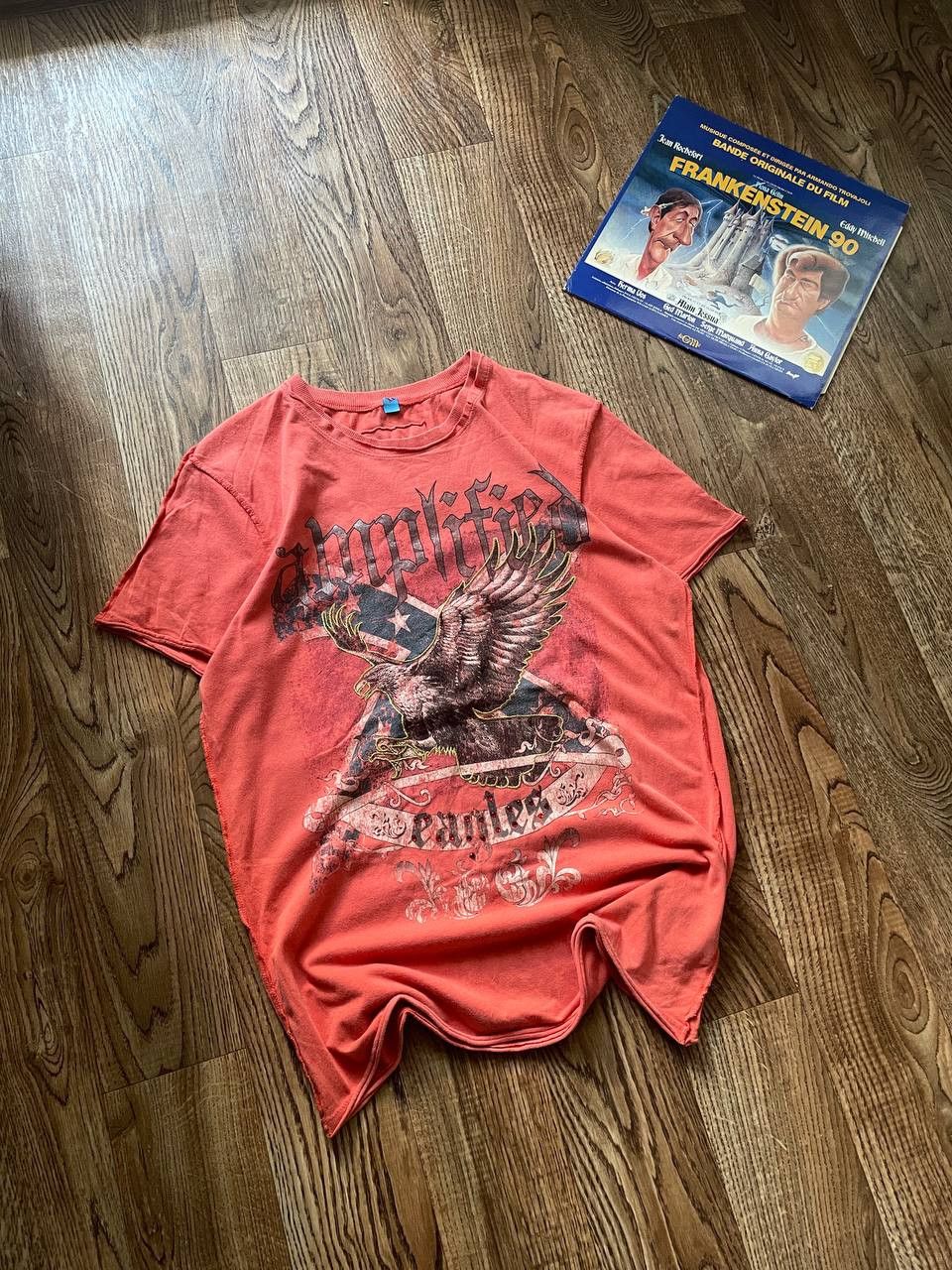 Vintage Vintage Avant Garde Affliction Style T-Shirt Japanese Y2K Size US XL / EU 56 / 4 - 2 Thumbnail