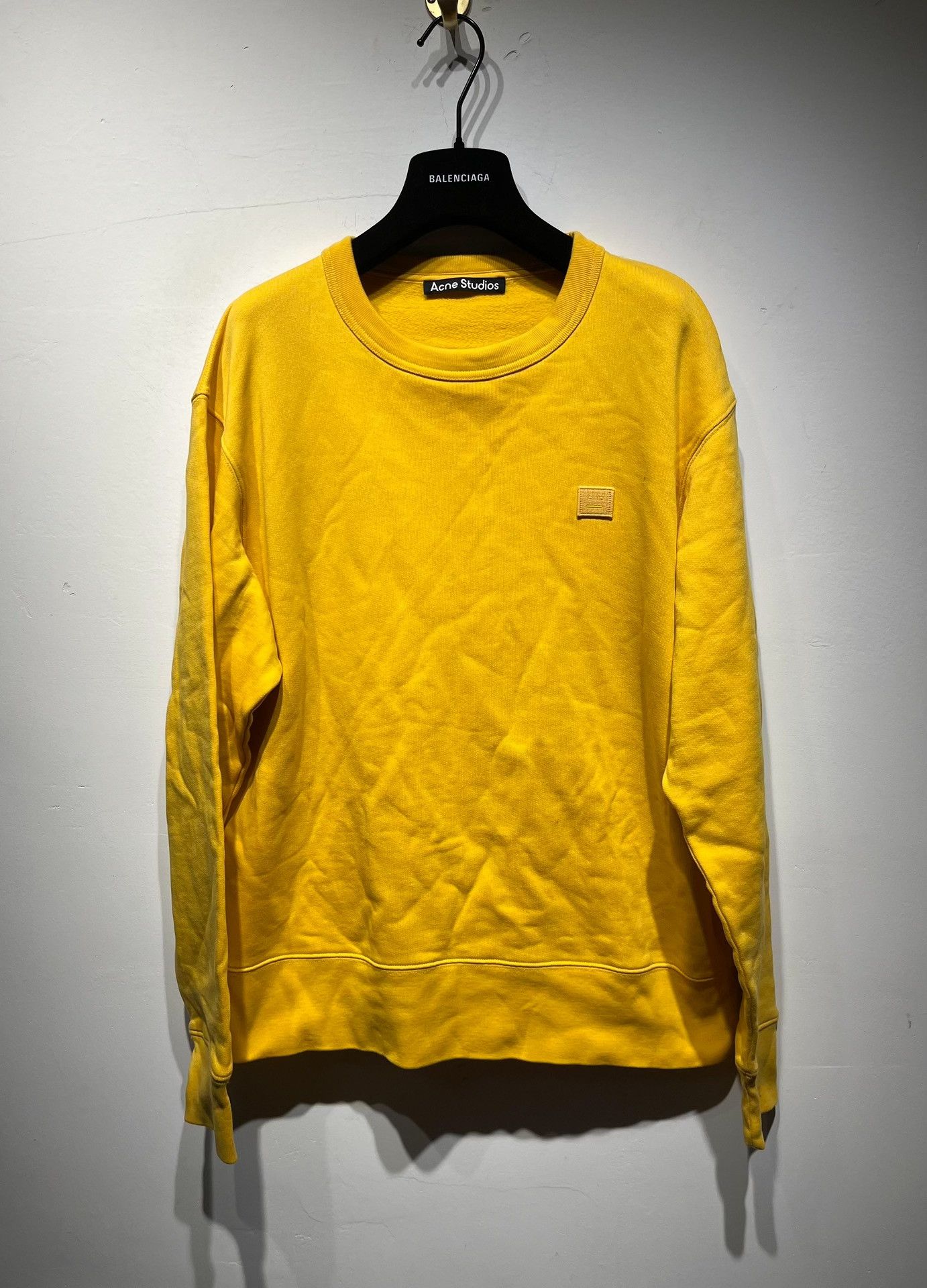 Acne Studios Acne Studios Oversized Yellow Hoodie S Women Size S / US 4 / IT 40 - 1 Thumbnail
