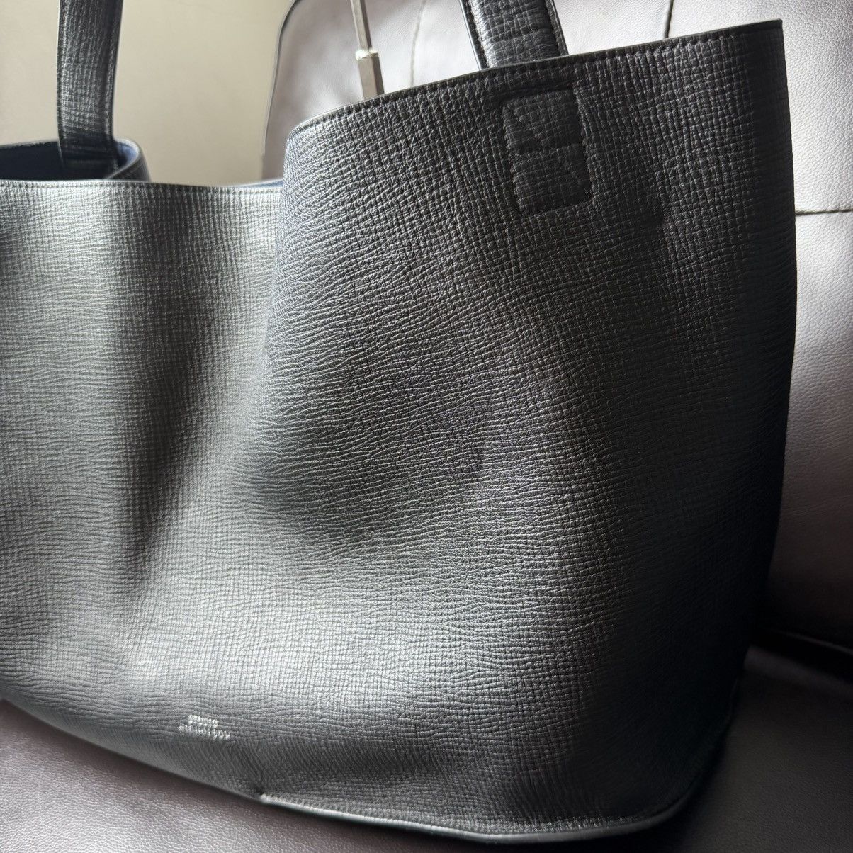 Studio Nicholson Studio Nicholson - Black Doublet Leather Tote Size ONE SIZE - 3 Thumbnail