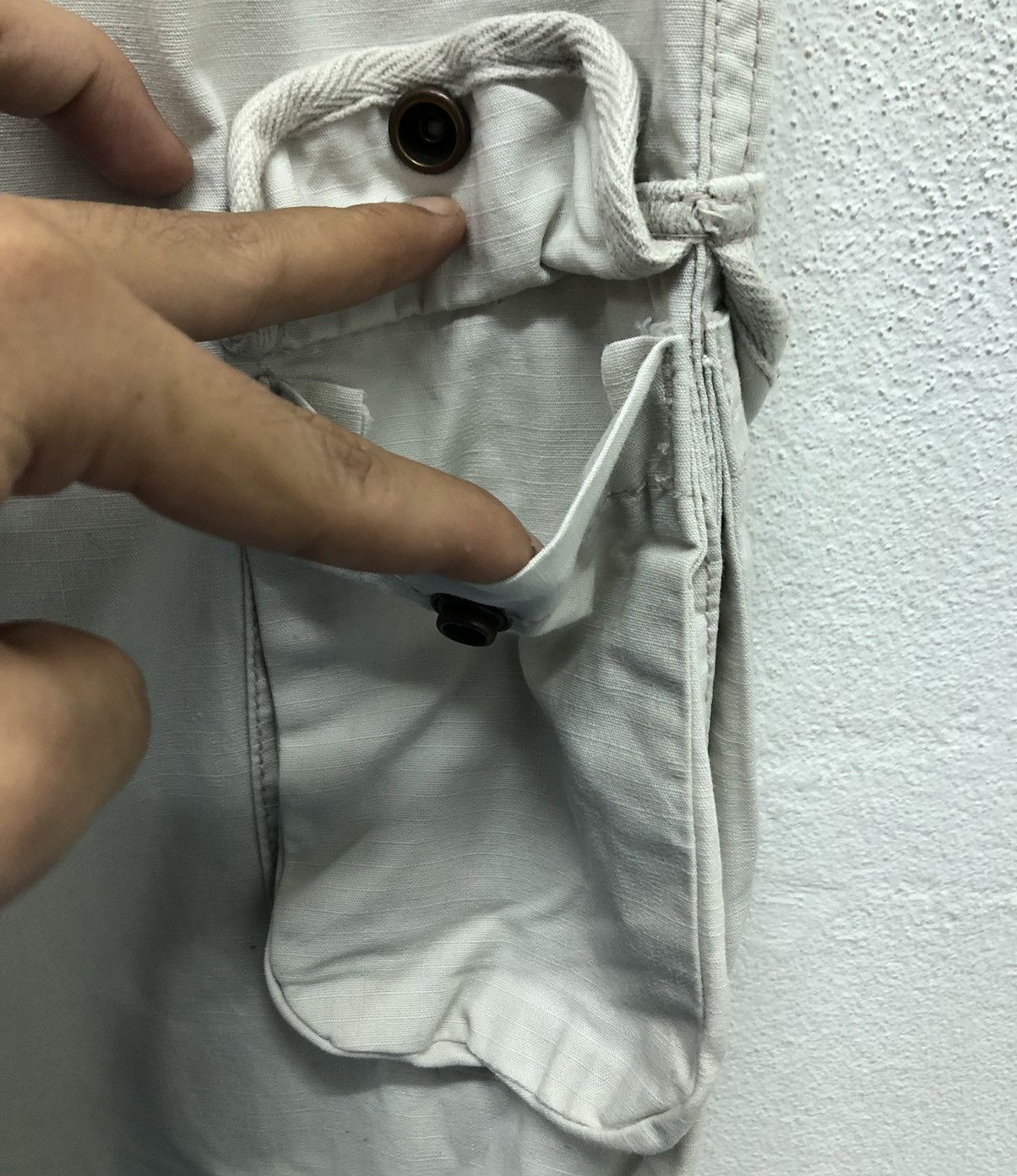 Vintage Basic House Woodstock Music And Art Fair Hendrix Cargo Pants Size US 35 - 8 Thumbnail