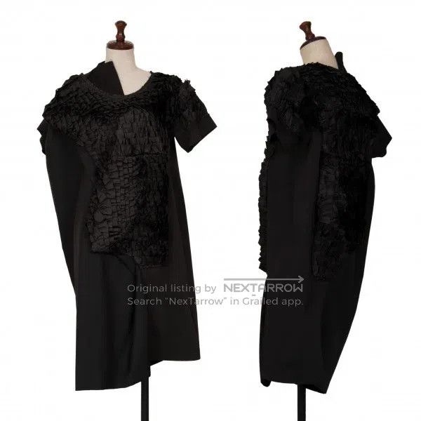 Comme des Garcons Comme des Garcons Black vintage design appliqué dress Size S / US 4 / IT 40 - 1 Thumbnail