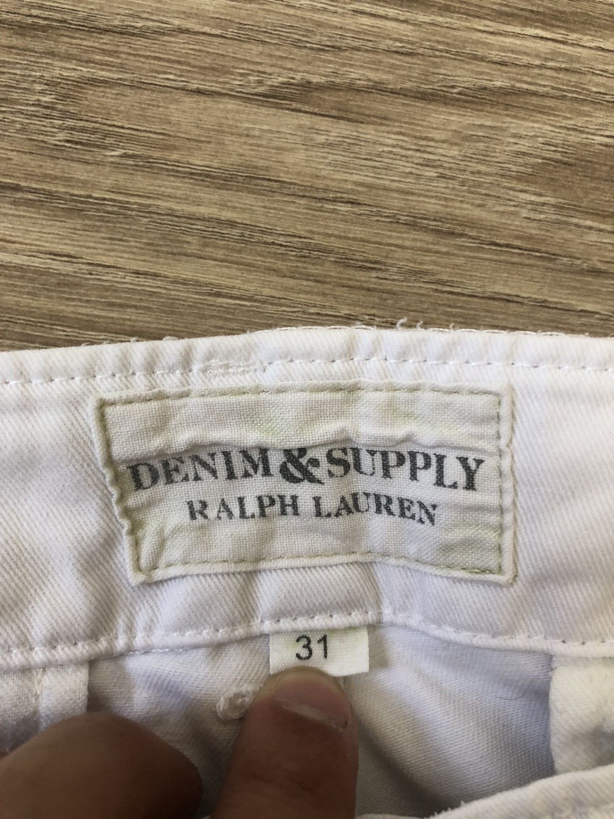 Denim & Supply Ralph Lauren × Vintage Vintage Denim And Supply Ralph Lauren White Cargo Shorts Size US 31 - 8 Thumbnail