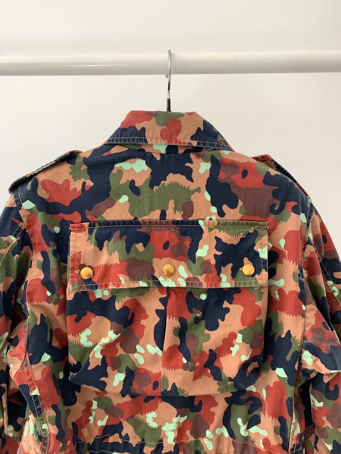 Diesel Diesel Camouflage G-CLAUDIA-CMF Utility Military Jacket Size XS / US 0-2 / IT 36-38 - 10 Thumbnail
