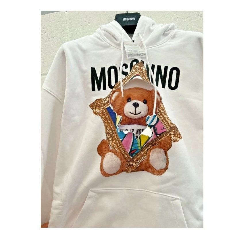 Moschino SS20 Moschino Couture Jeremy Scott Teddybear Painting Hoodie Size L / US 10 / IT 46 - 2 Thumbnail