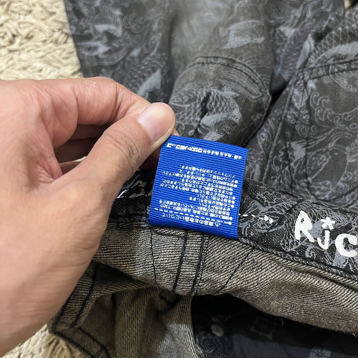 Japanese Brand Korse by Rei Takahashi Koi Fish Button Fly Denim Pants Size US 32 / EU 48 - 21 Thumbnail