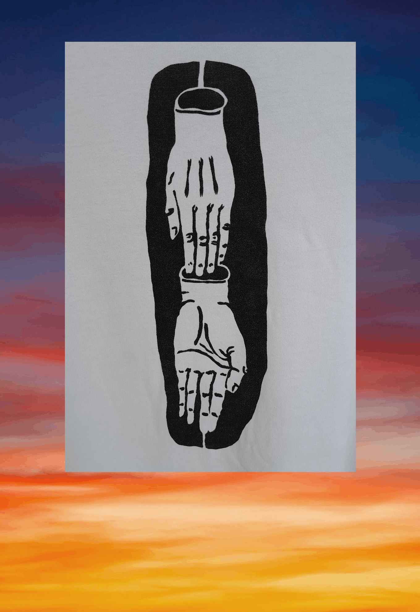 Rap Tees × Vintage Vintage 90s Hand To Hand art T-Shirt raptees style Size US XXL / EU 58 / 5 - 6 Thumbnail