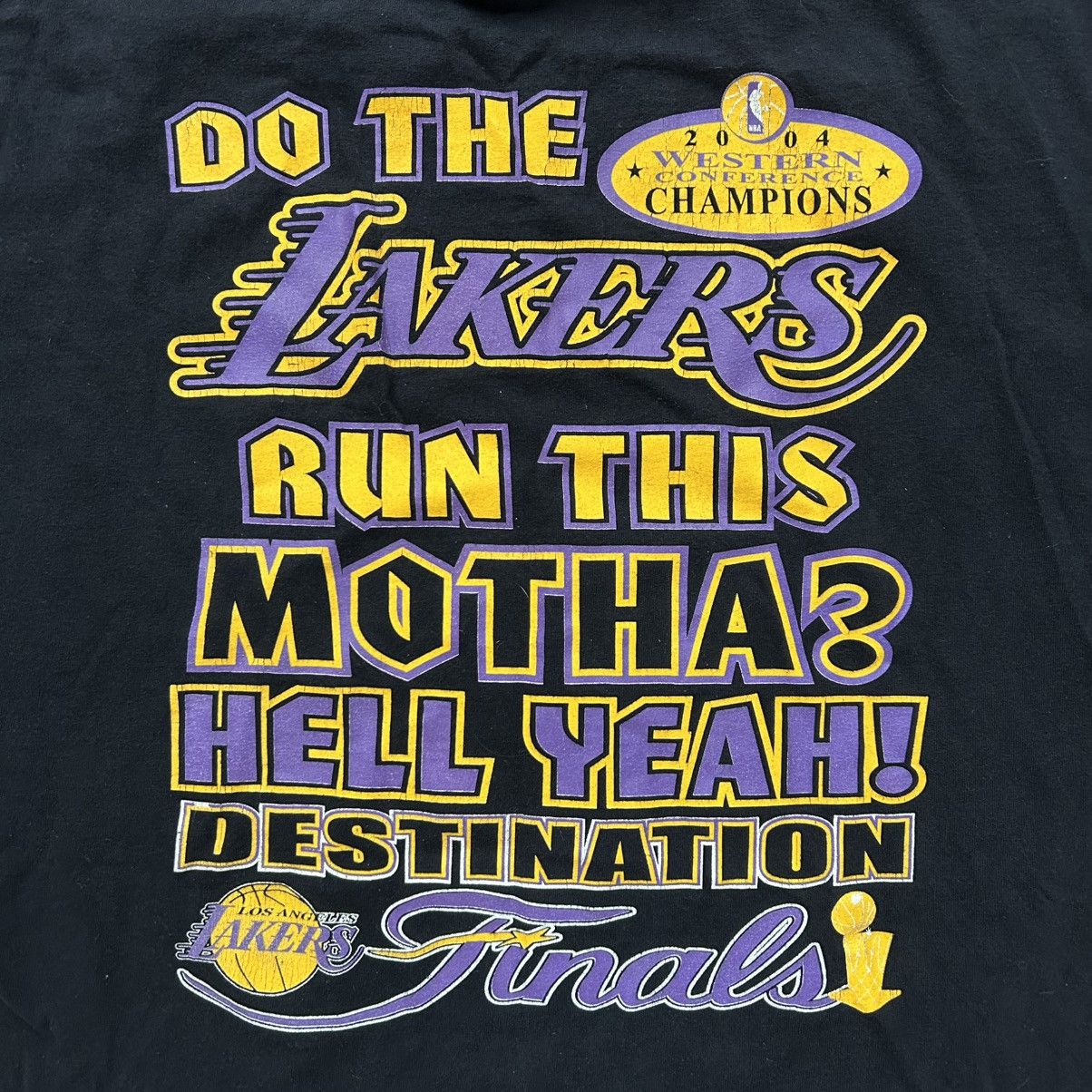 NBA Vintage Lakers 2004 Champions NBA Finals Shirt Size XXL Size US XXL / EU 58 / 5 - 5 Thumbnail