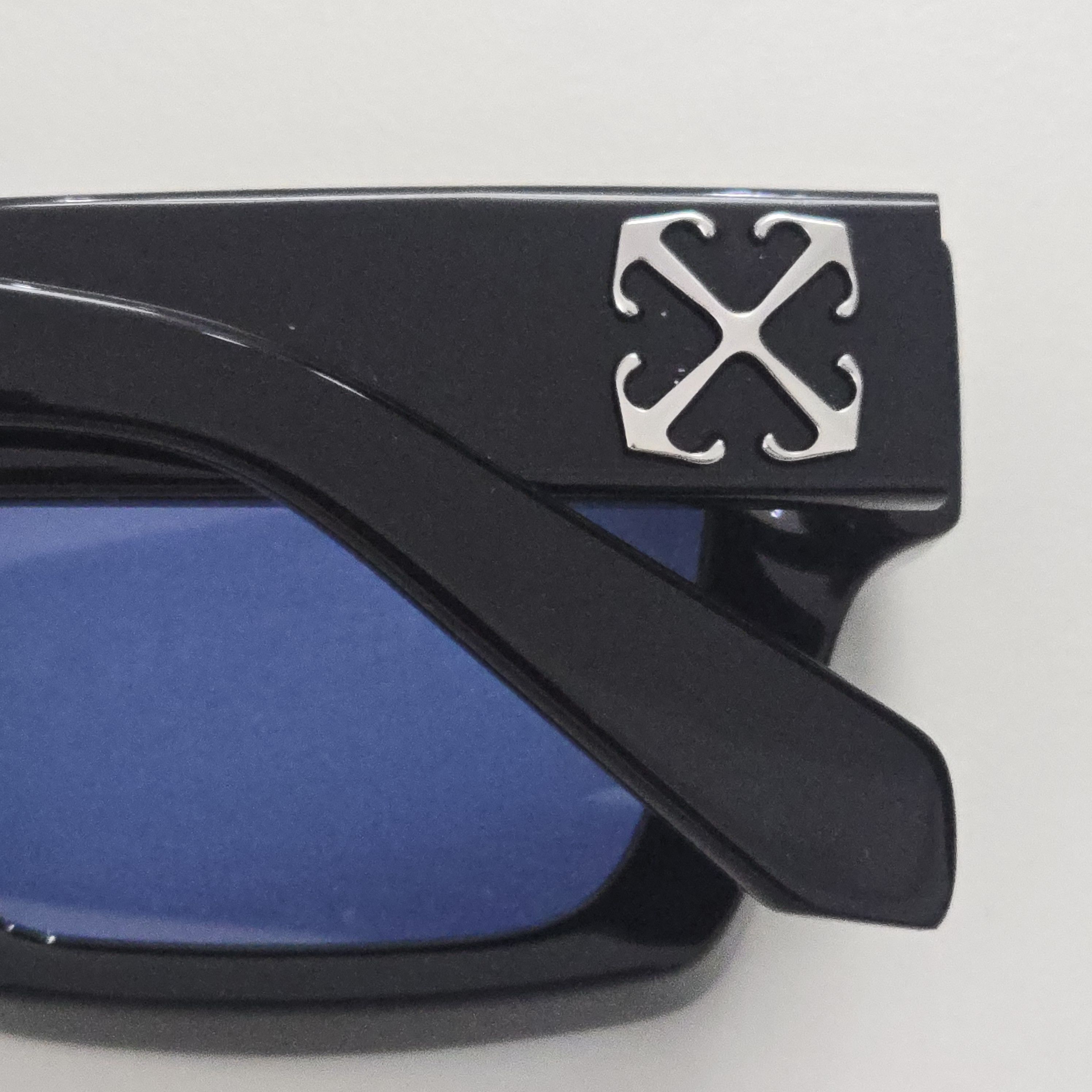 Off-White OFF WHITE Virgil Sunglasses BLACK BLUE Size ONE SIZE - 12 Thumbnail