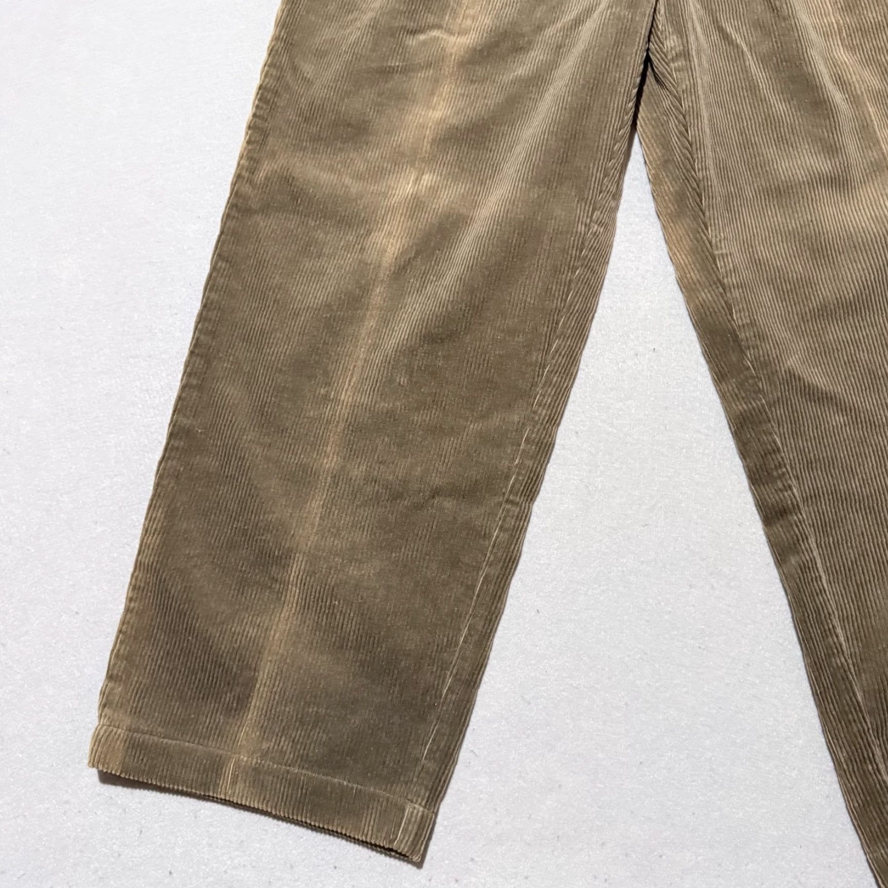 Polo Ralph Lauren VINTAGE Polo Ralph Lauren Pants Men Brown Mid Rise Pleated Corduroy 36x30 Kohl? Size US M / EU 48-50 / 2 - 5 Thumbnail