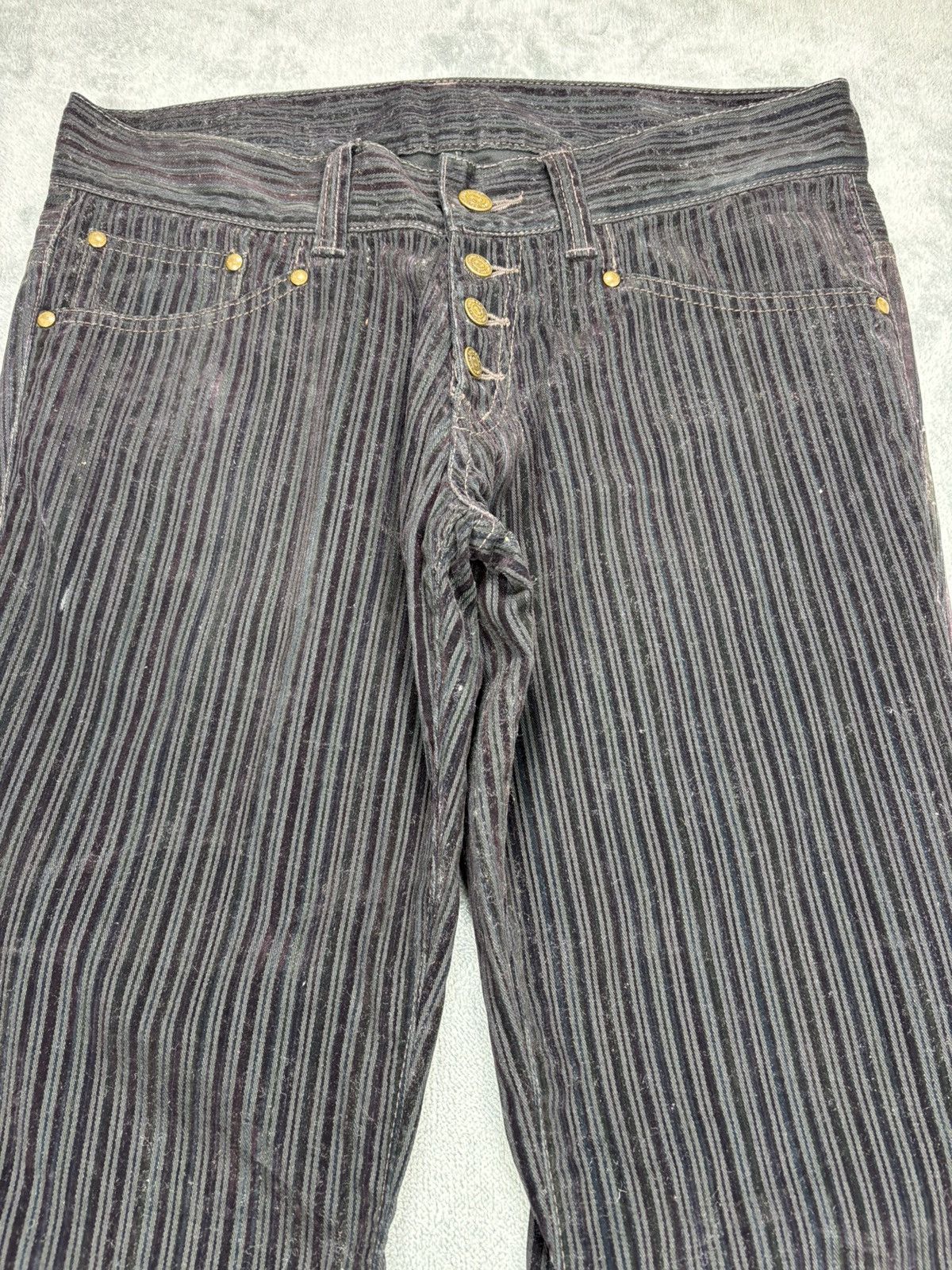 Tornado Mart Tornado Mart Velvet Flared Pants. S0363 Size US 30 / EU 46 - 3 Thumbnail