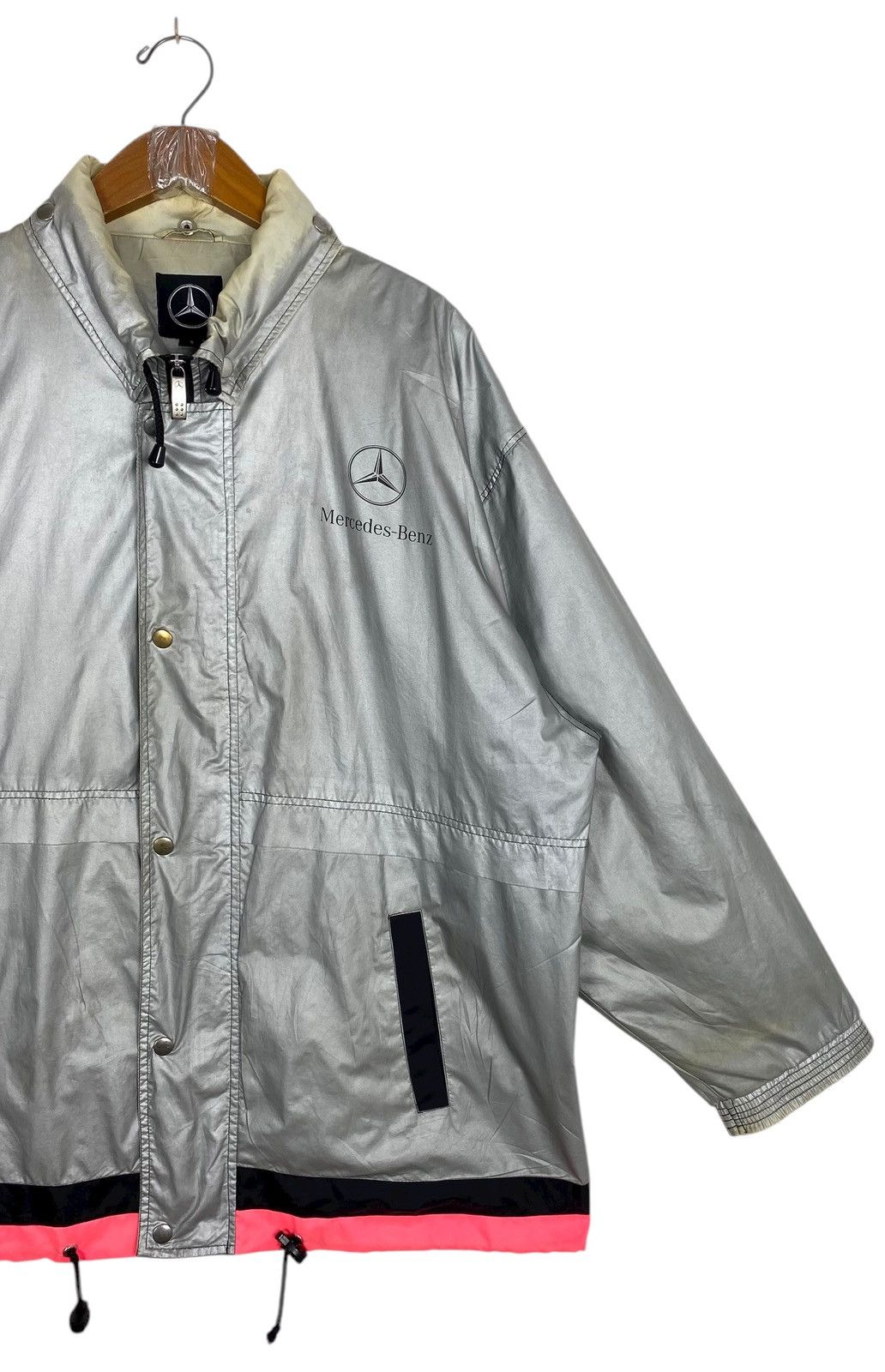 Mercedes-Benz Rare‼️ Vintage MERCEDES Racing Team Light Jacket Germany Size US L / EU 52-54 / 3 - 3 Thumbnail