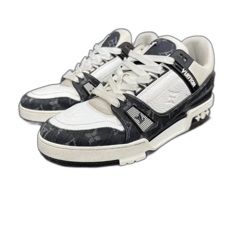 Louis Vuitton LV Louis Vuitton Black and White Trainers-yf Size US 5.5 / EU 38 - 1 Thumbnail
