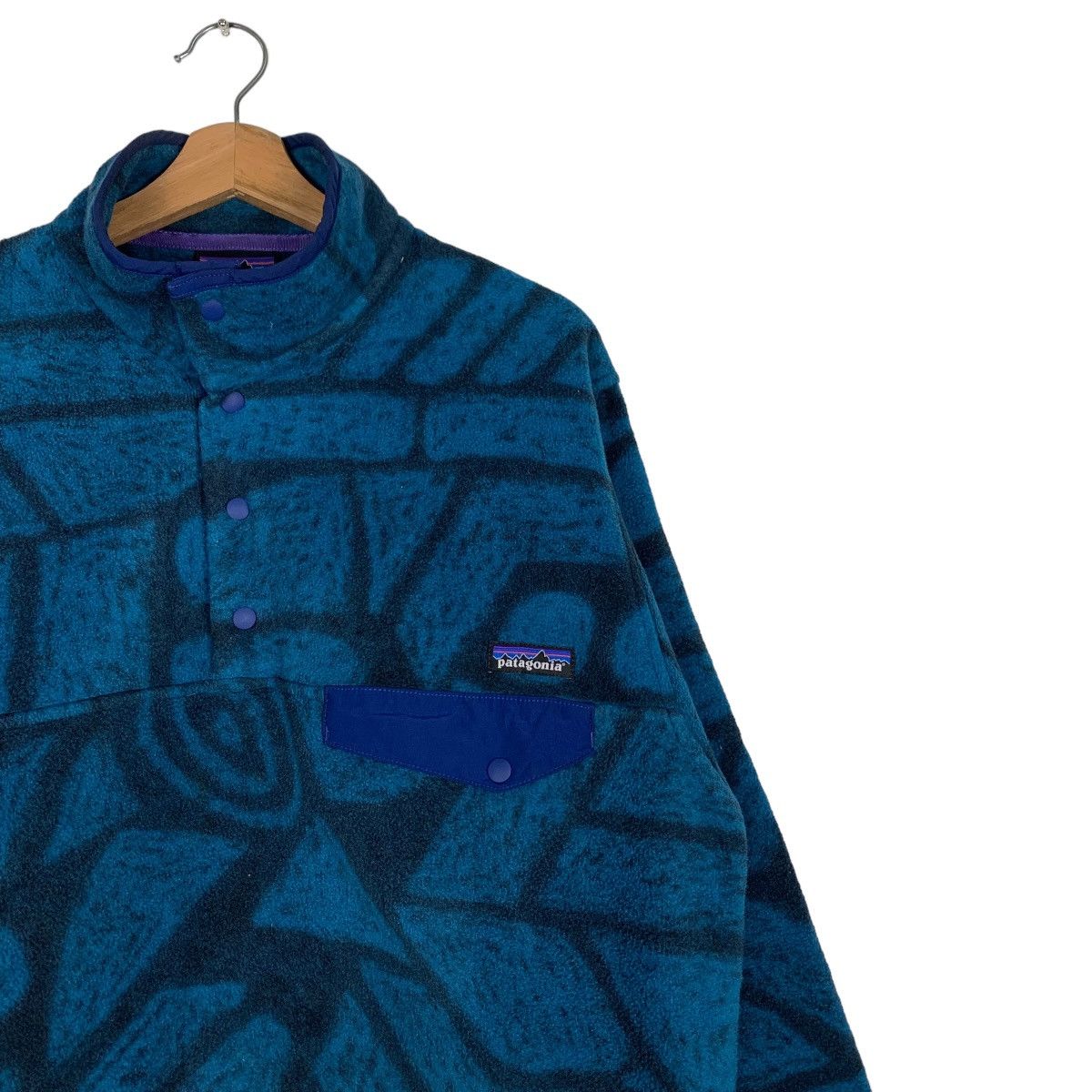 Patagonia PATAGONIA Turtle Neck Half Snap Button Fleece #0586-C27 Size US M / EU 48-50 / 2 - 5 Thumbnail