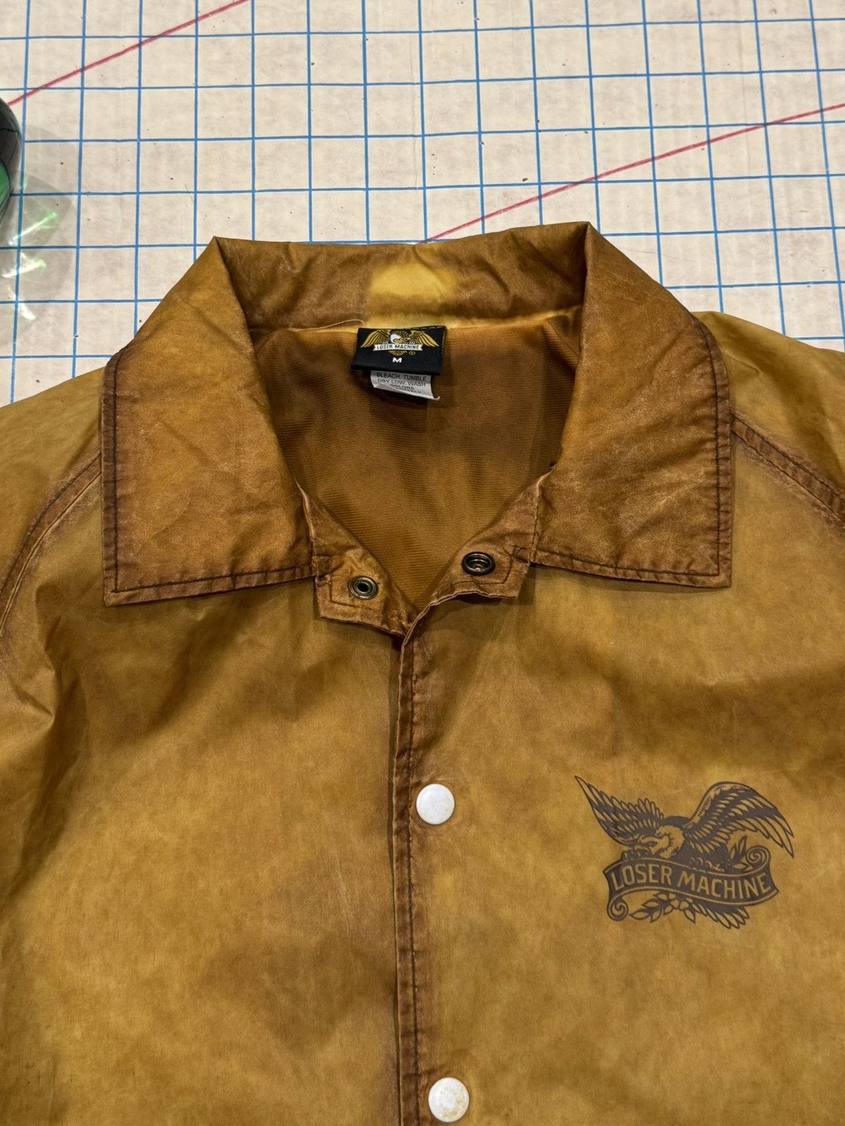 Loser Machine Company NWT Loser Machine Faded Brown Coaches Jacket Size Medium Size US M / EU 48-50 / 2 - 5 Thumbnail