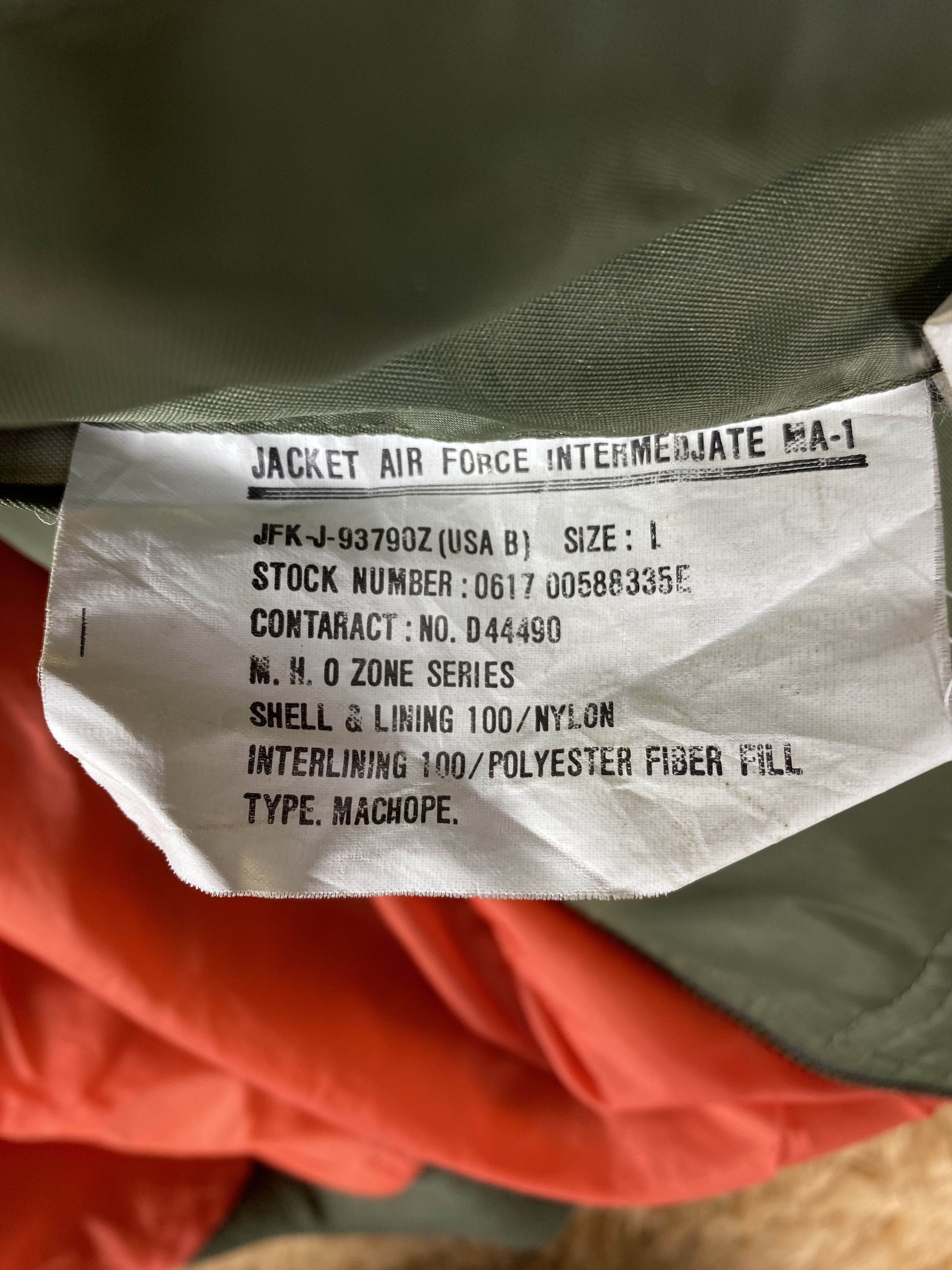 Vintage Vintage Air Force Bombers Jacket DJ0704 Size US L / EU 52-54 / 3 - 9 Thumbnail