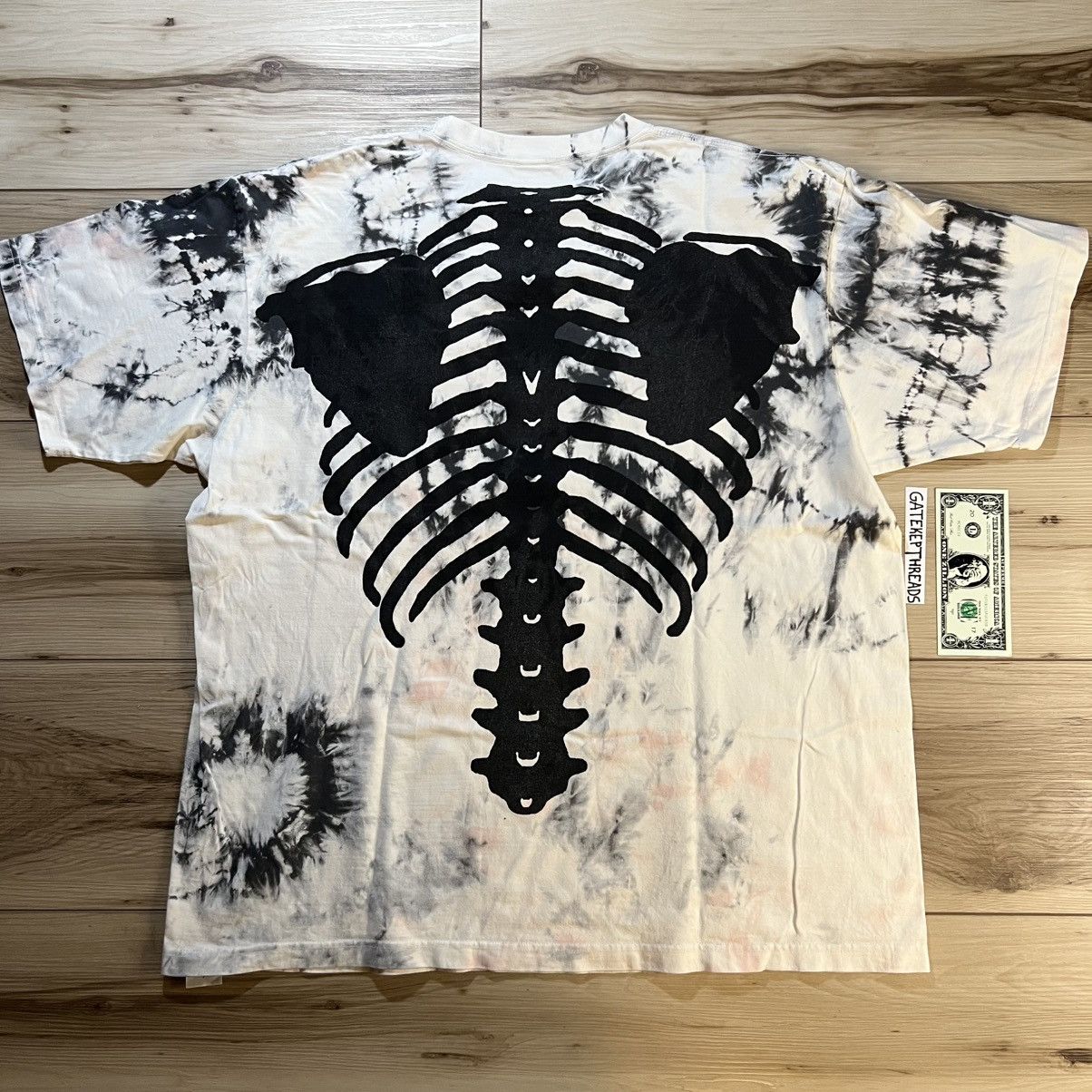 希少 KAPITAL キャピタル KOUNTRY ASHBURY DYED Kapital Kapital Ashbury Dyed skeleton Big T-Shirt | Grailed